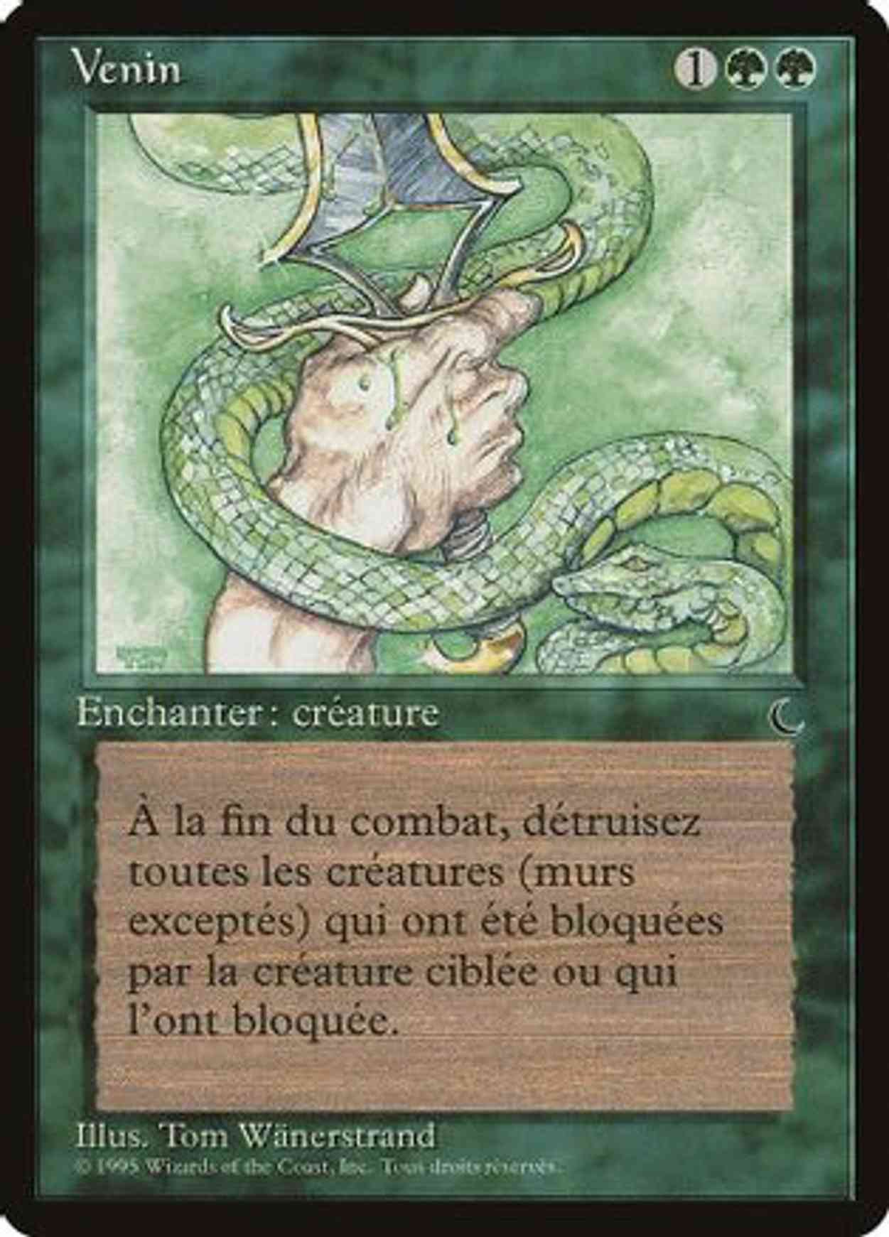 Venom (French) - "Venin" magic card front