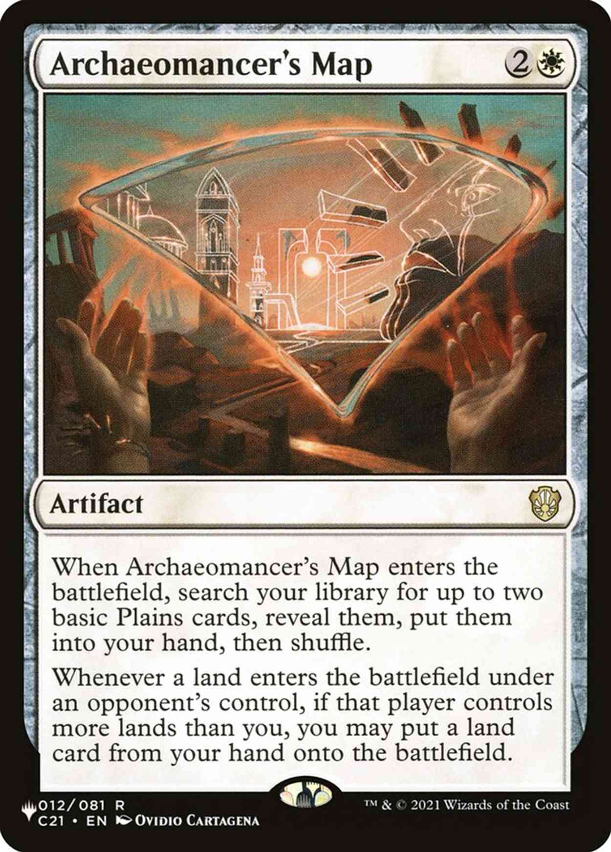 Archaeomancer's Map magic card front