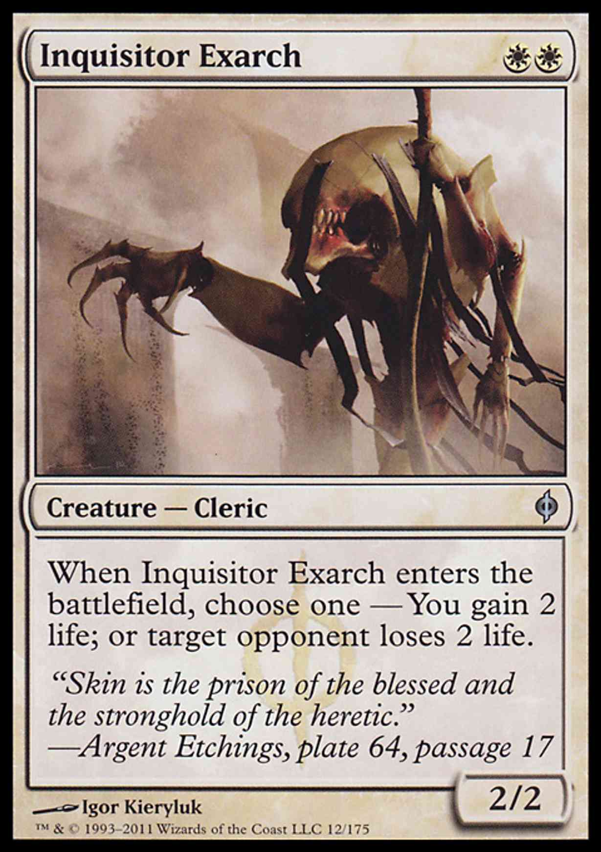 Inquisitor Exarch magic card front