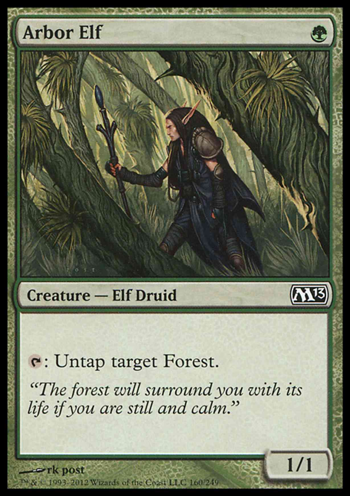 Arbor Elf magic card front