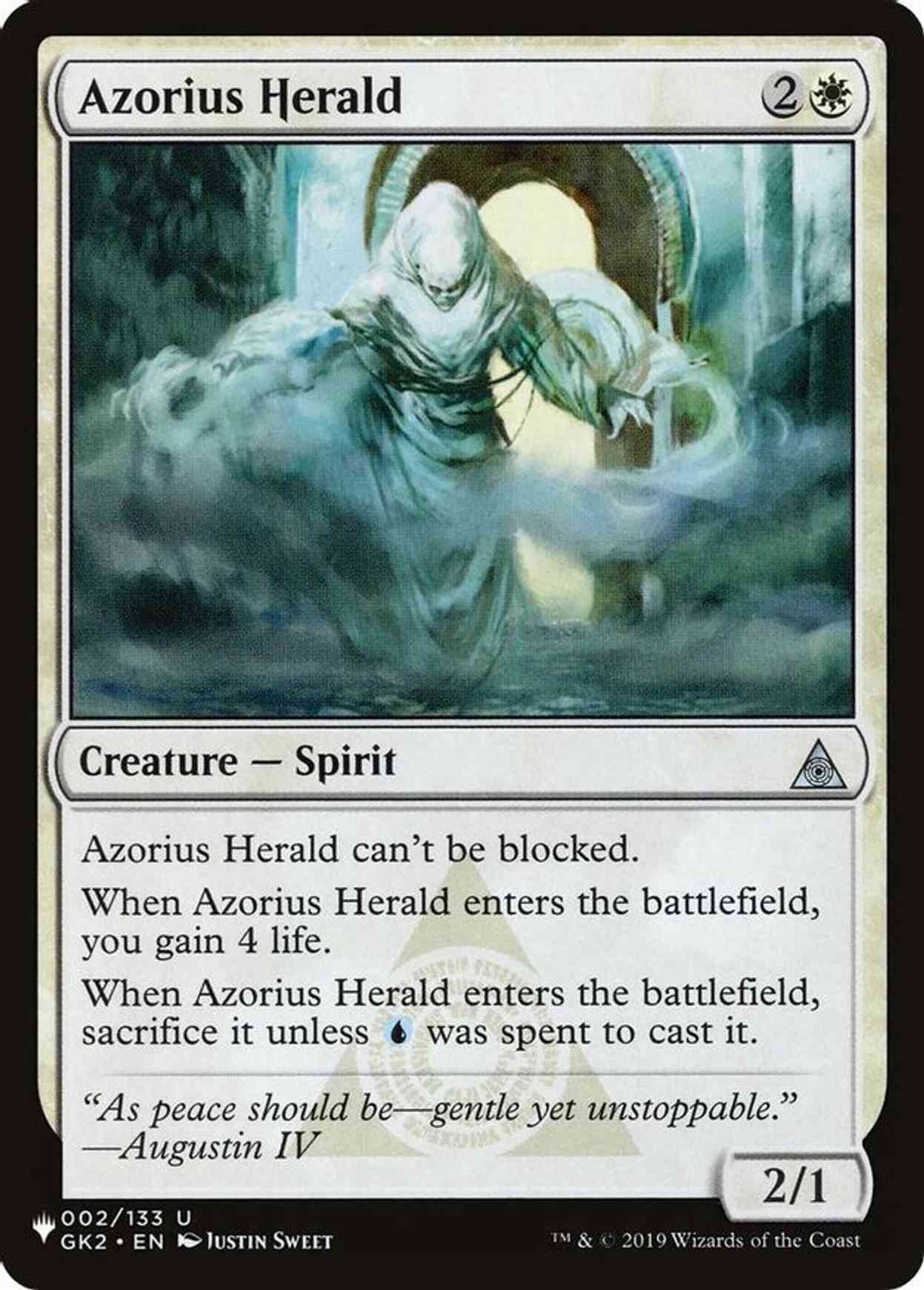 Azorius Herald magic card front