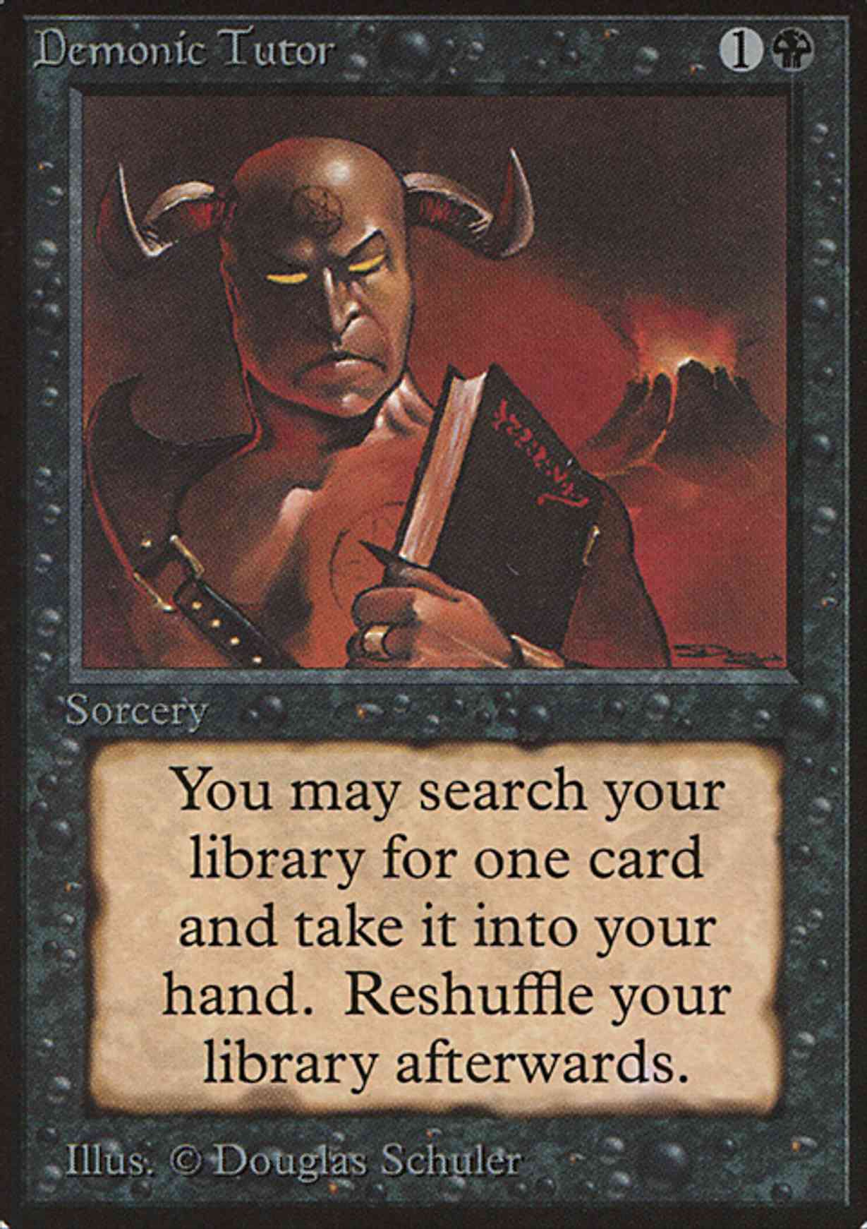Demonic Tutor magic card front