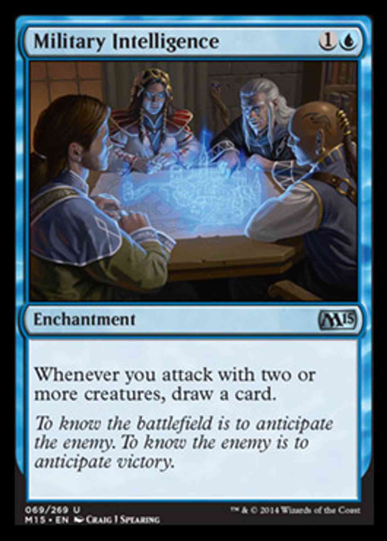 Military Intelligence magic card front