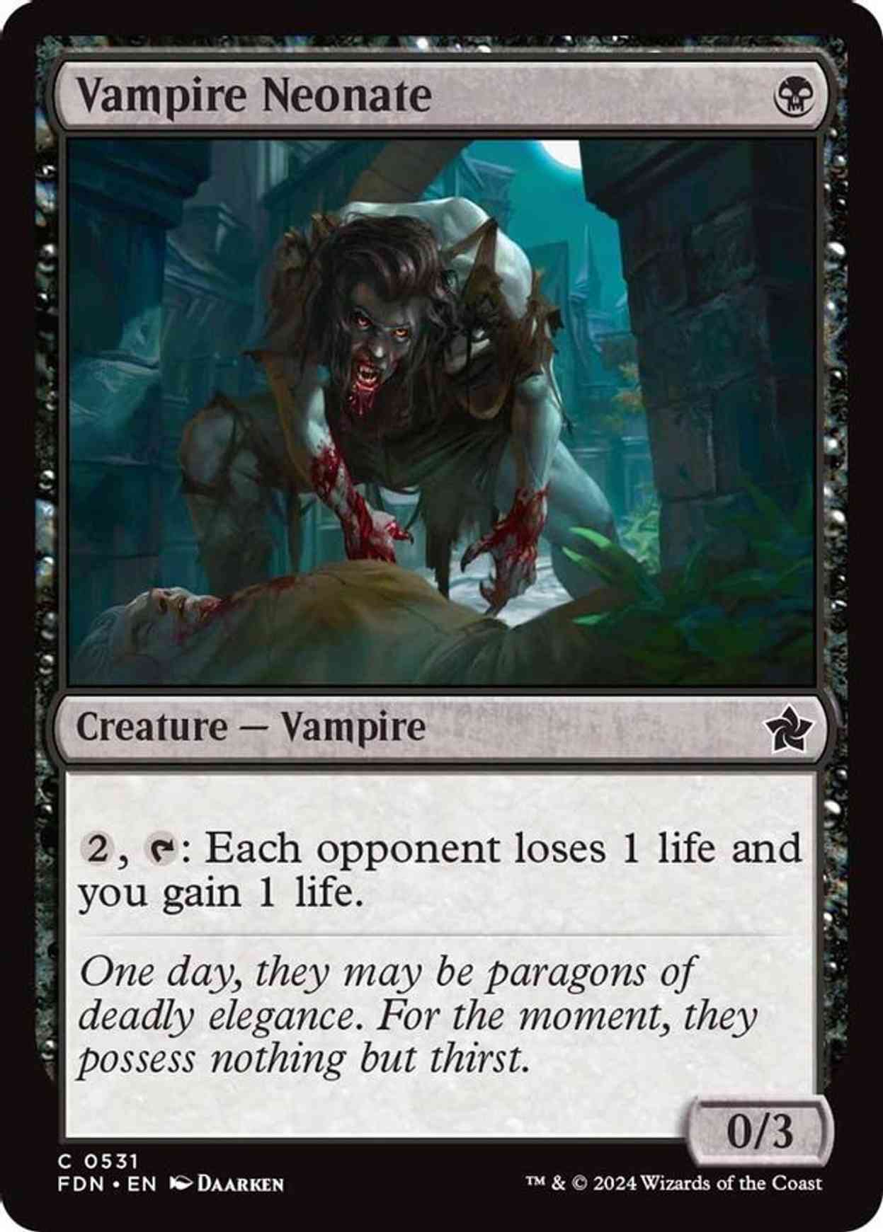 Vampire Spawn magic card front