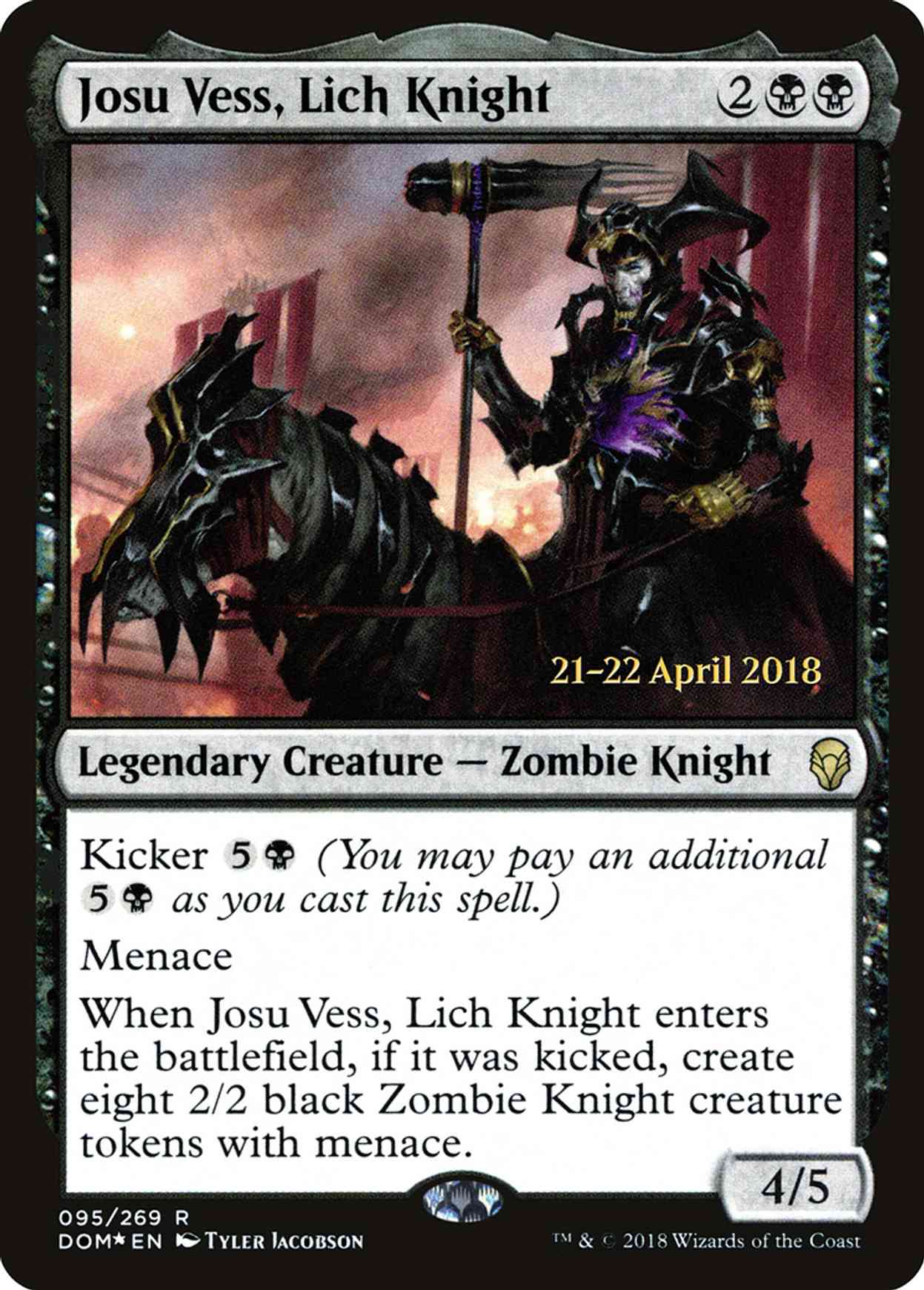 Josu Vess, Lich Knight magic card front
