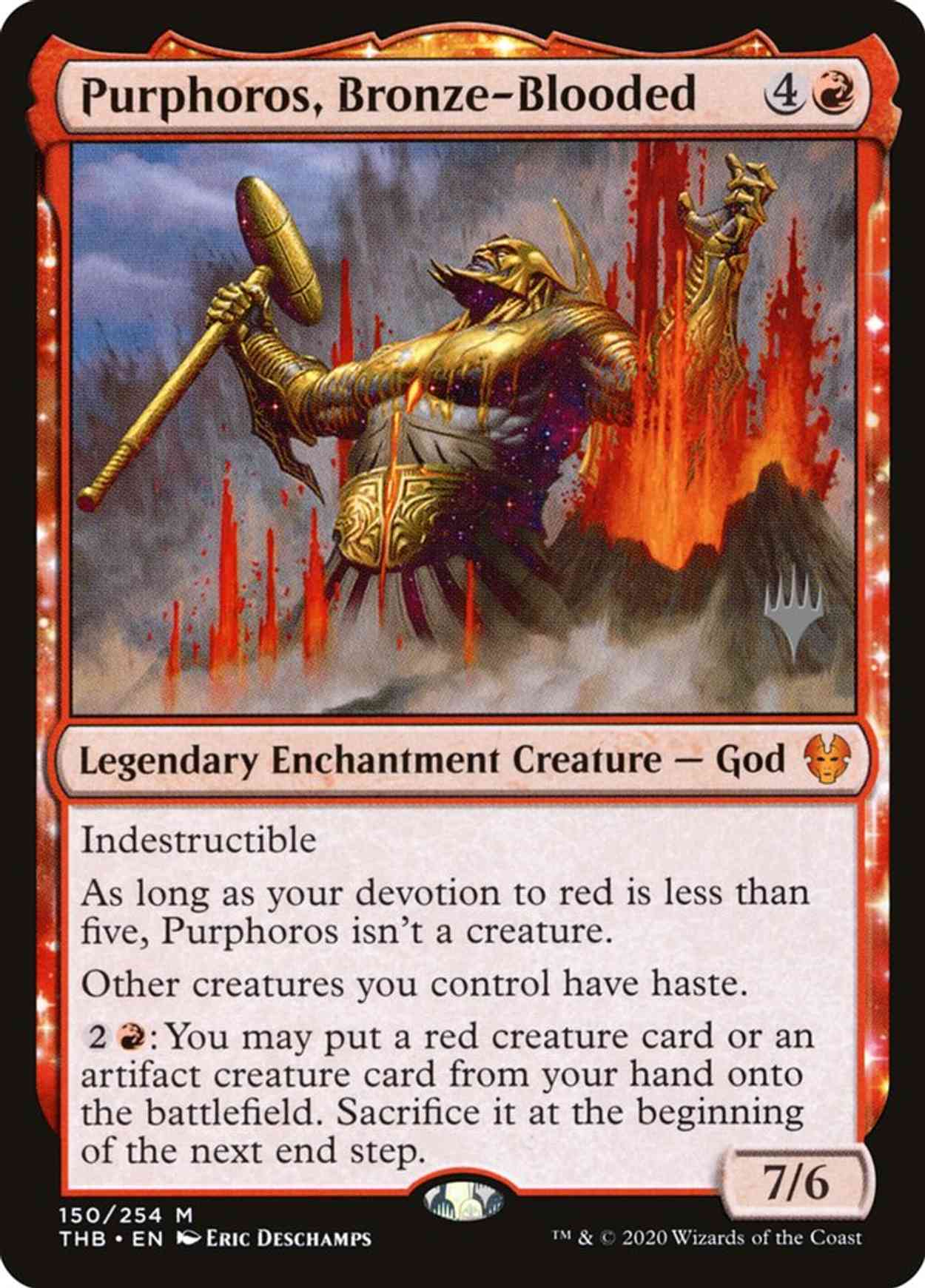 Purphoros, Bronze-Blooded magic card front