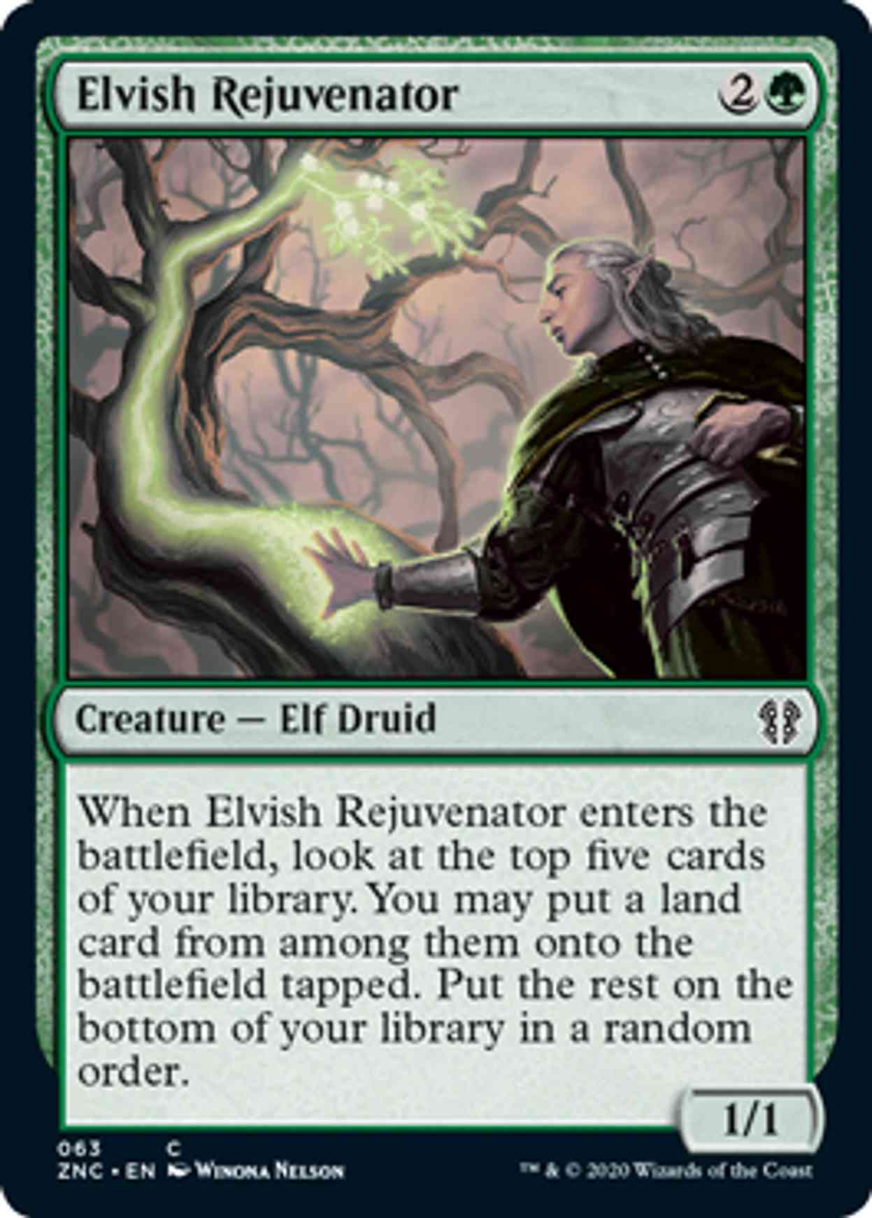 Elvish Rejuvenator magic card front