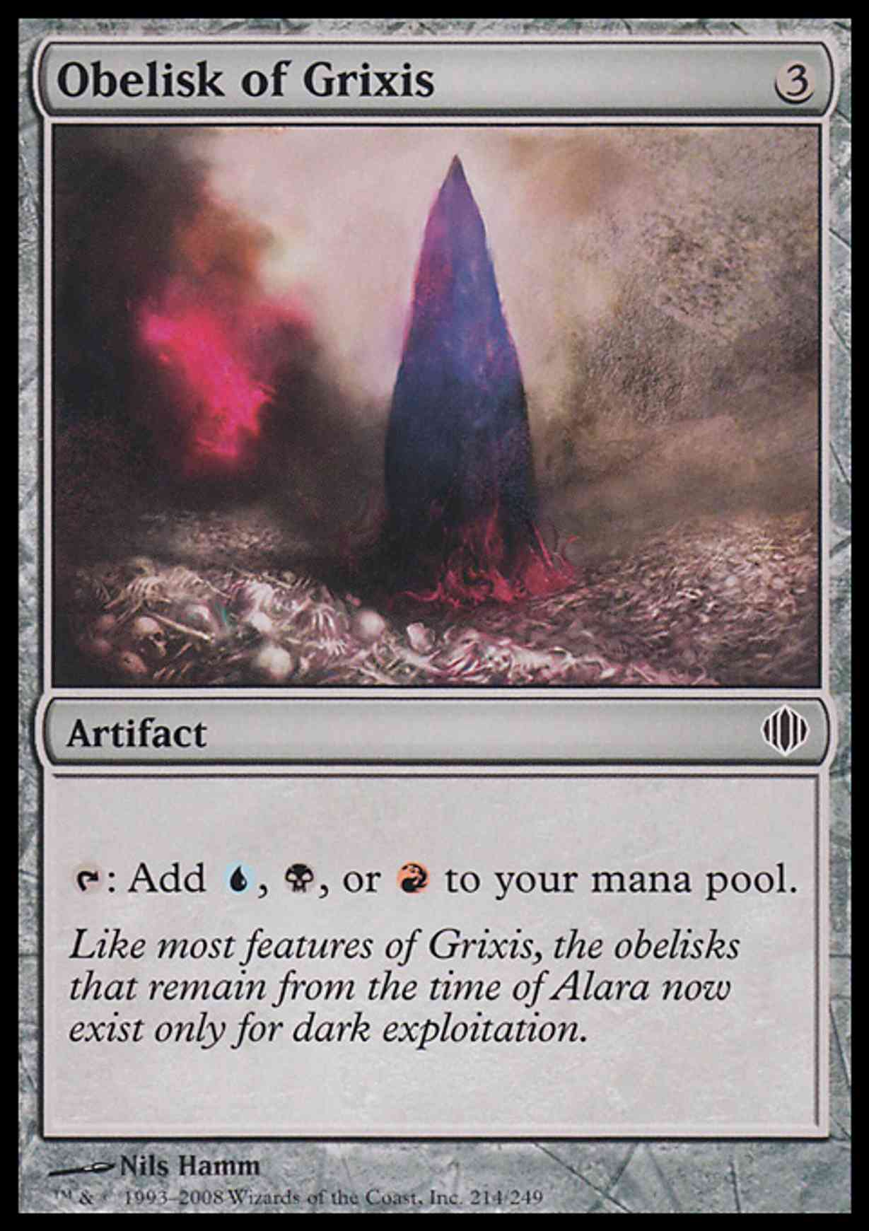 Obelisk of Grixis Price from mtg Shards of Alara