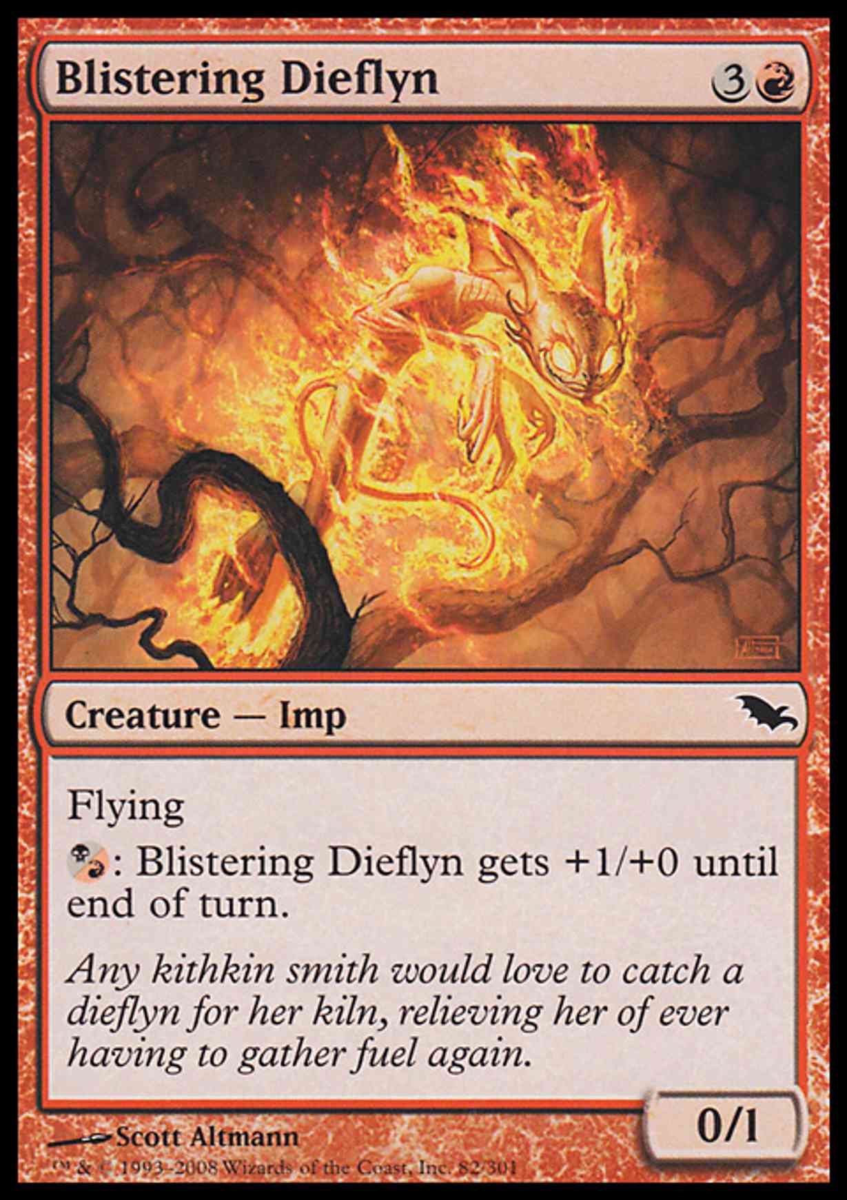 Blistering Dieflyn magic card front