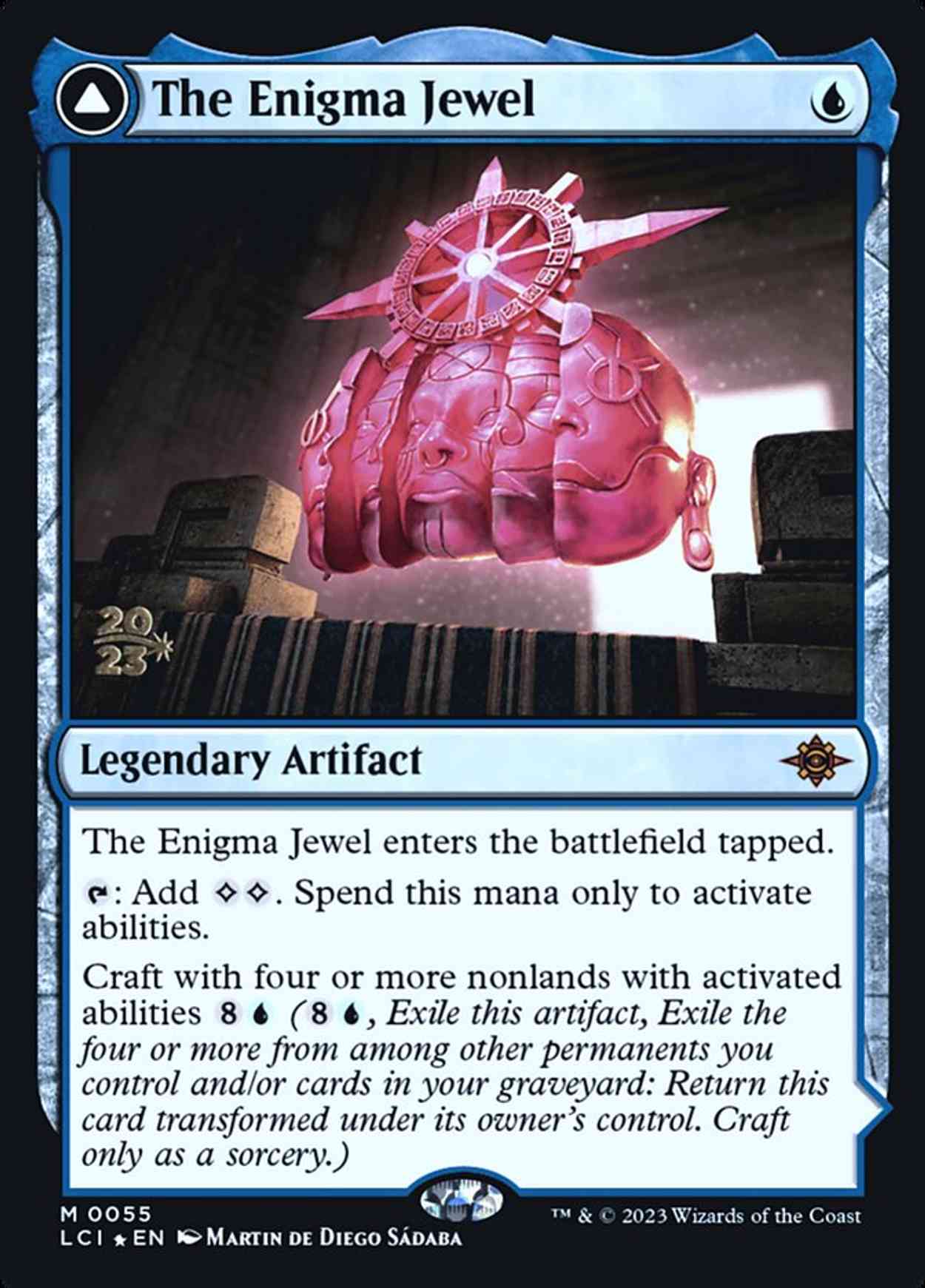 The Enigma Jewel magic card front