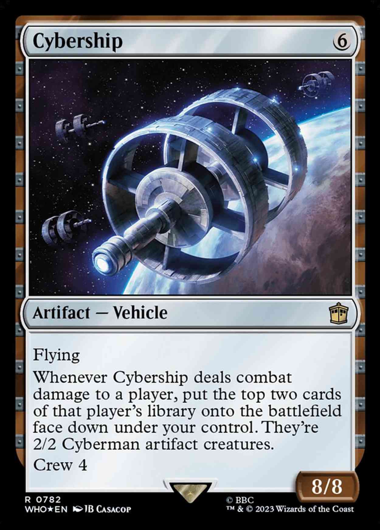 Cybership (Surge Foil) magic card front