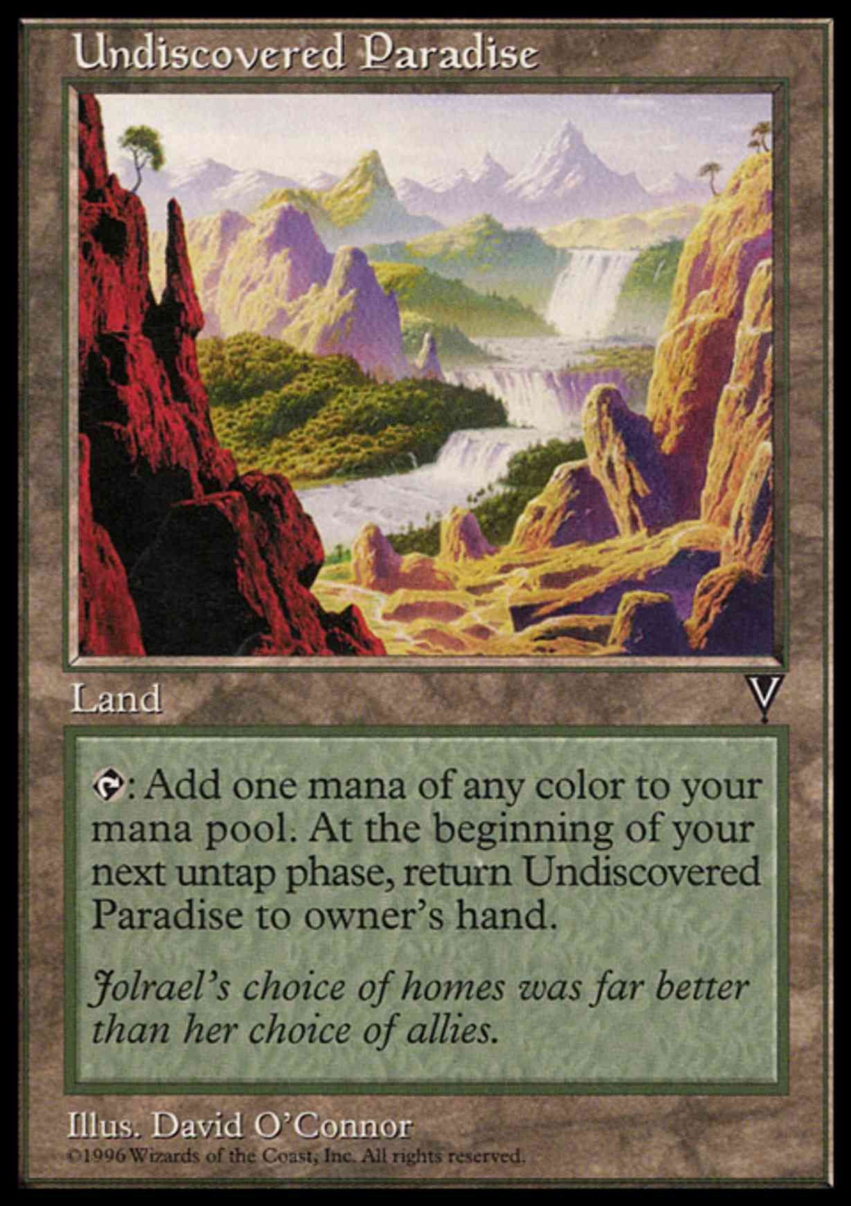 Undiscovered Paradise magic card front