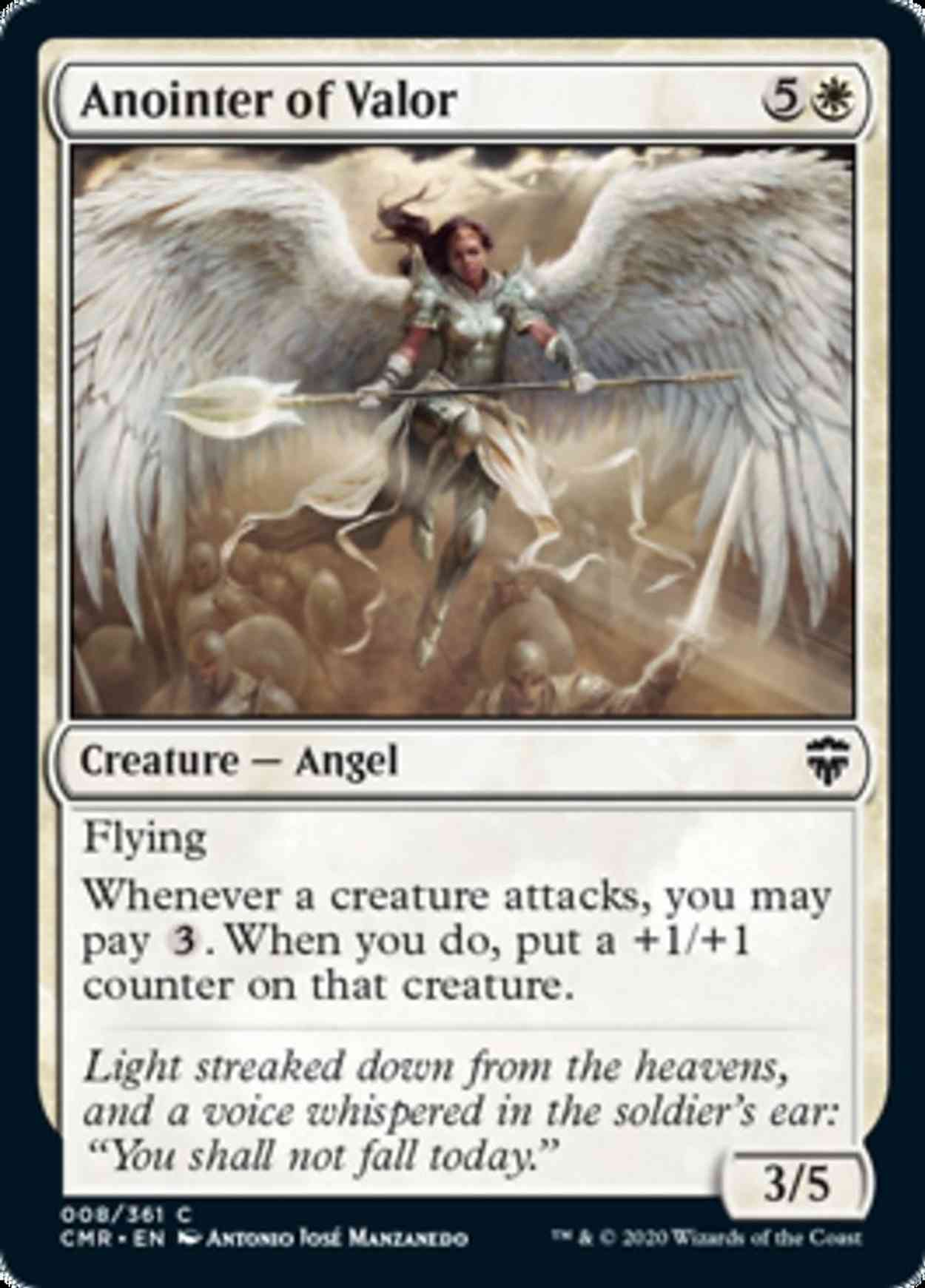 Anointer of Valor magic card front