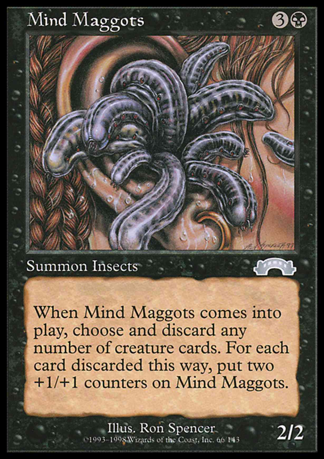 Mind Maggots magic card front