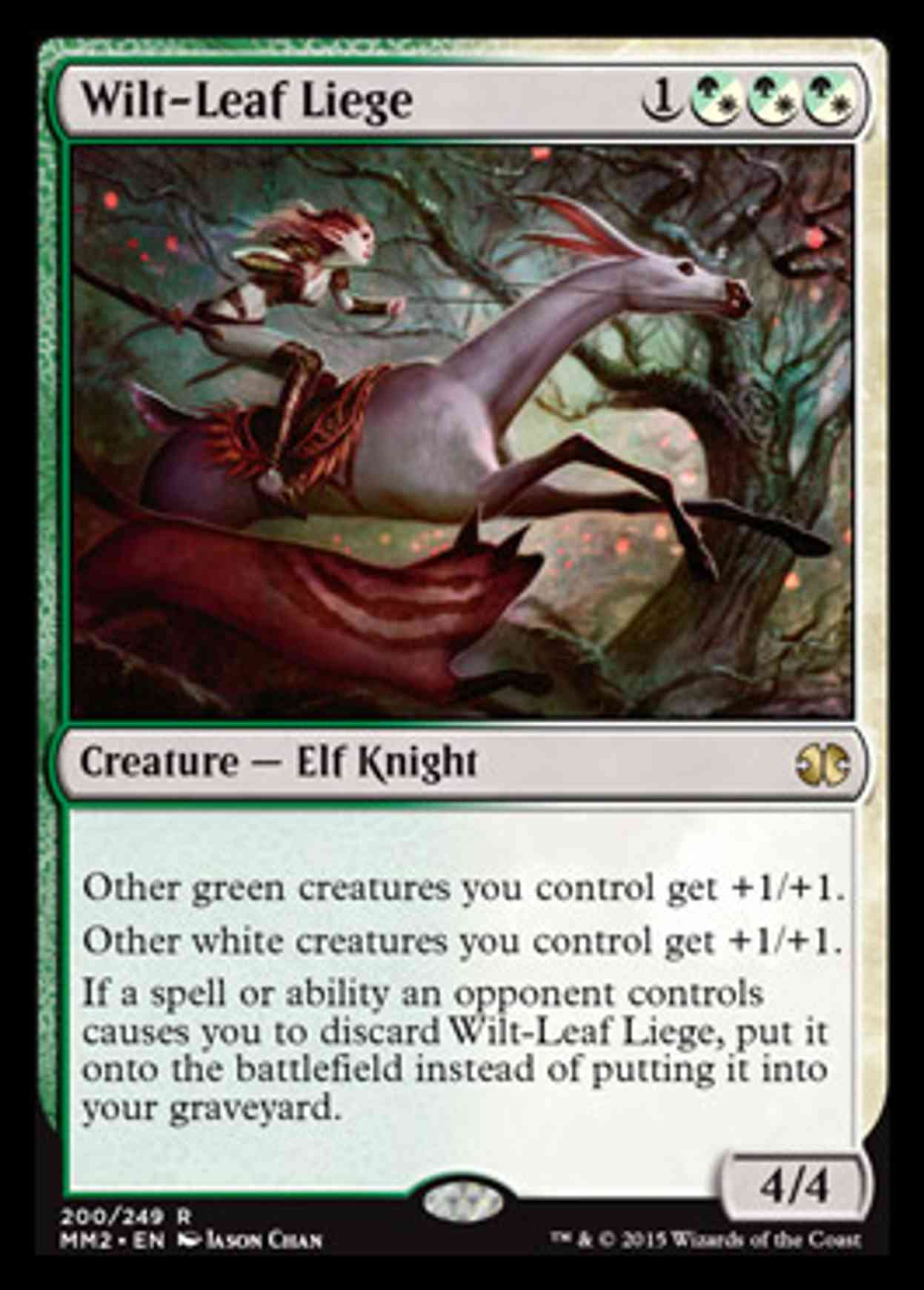 Wilt-Leaf Liege magic card front