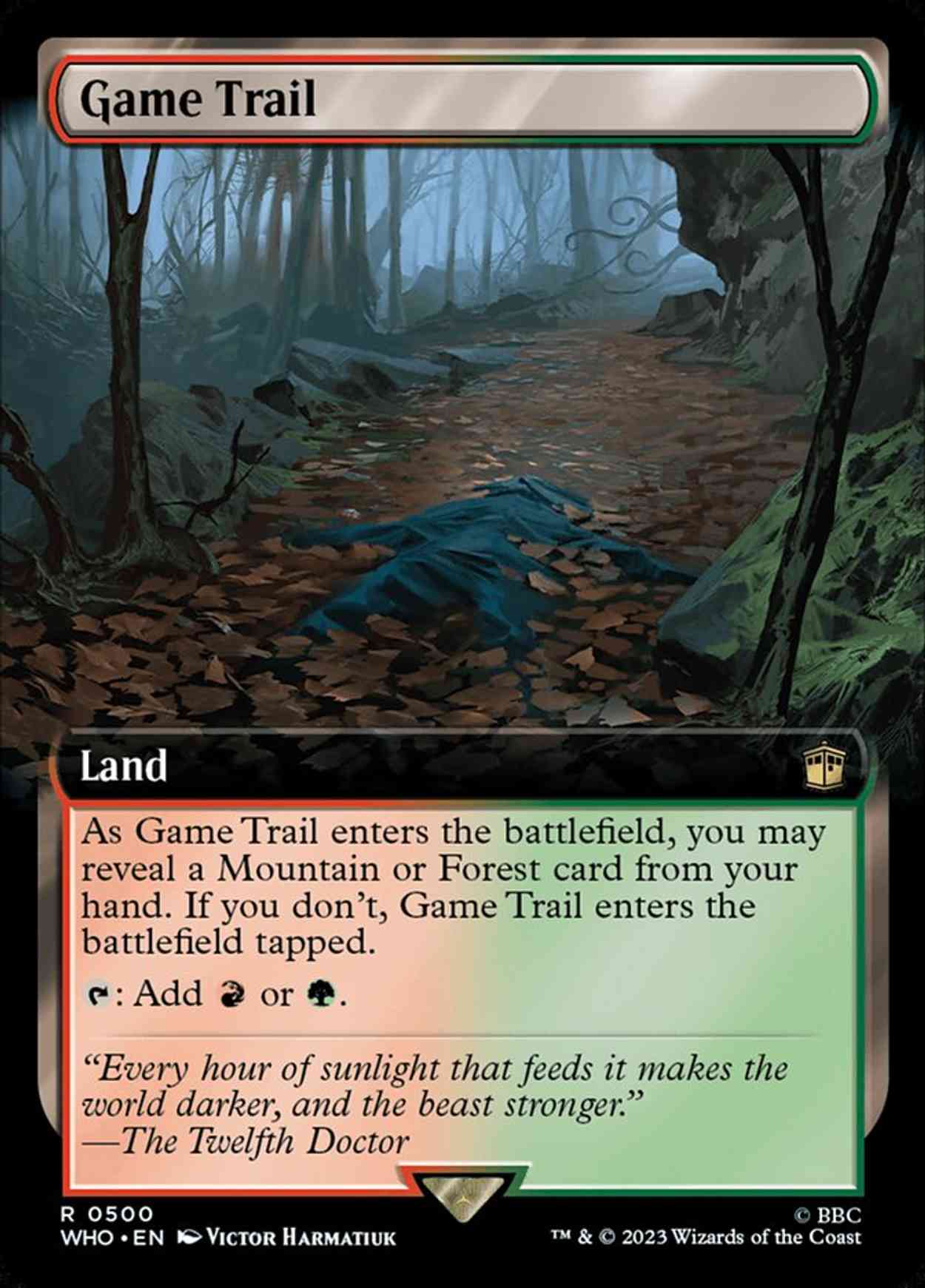 Game Trail (Extended Art) magic card front