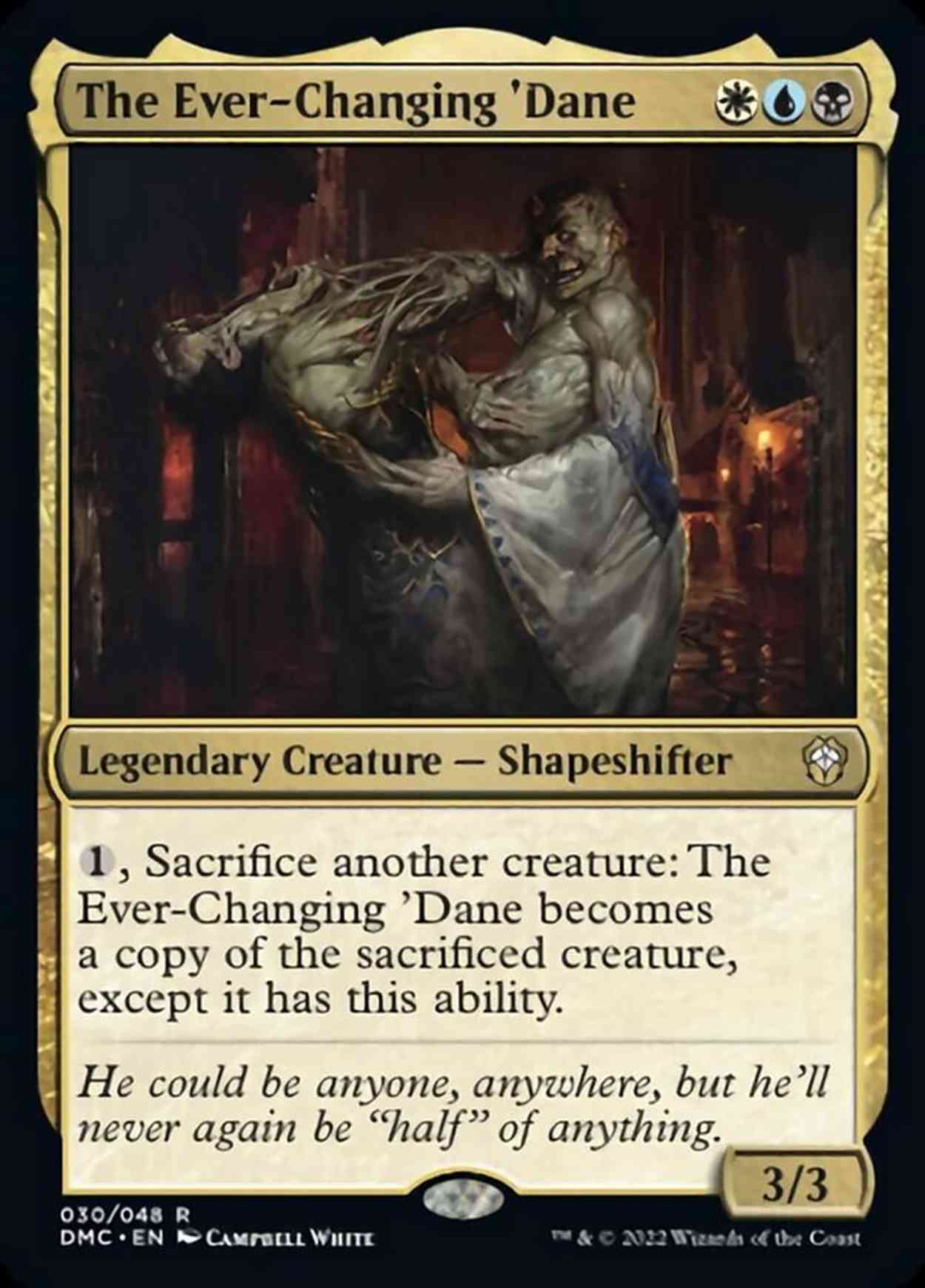 The Ever-Changing 'Dane magic card front