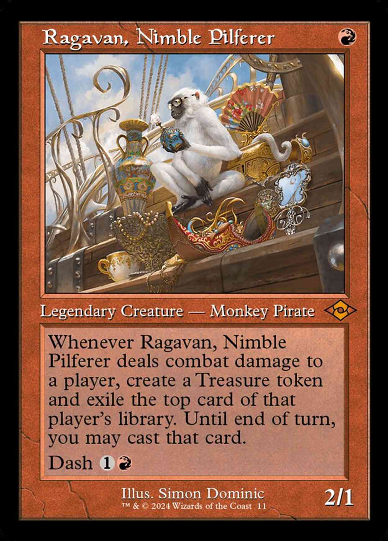 Ragavan, Nimble Pilferer (Retro Frame) magic card front