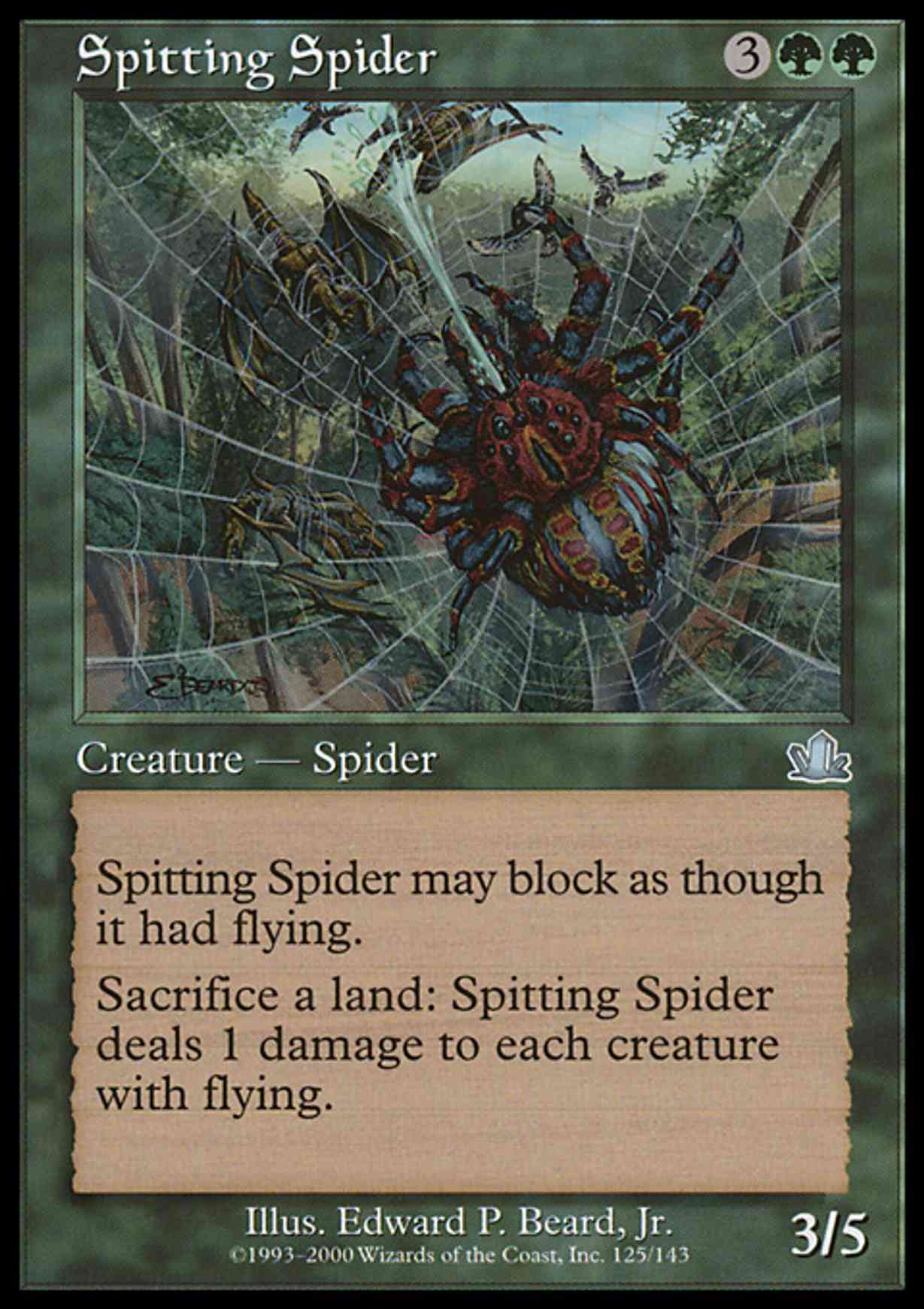 Spitting Spider magic card front