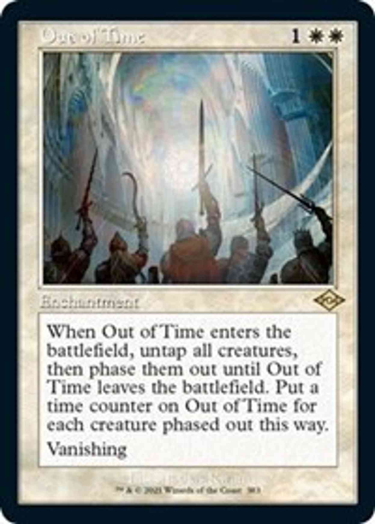 Out of Time (Retro Frame) (Foil Etched) magic card front