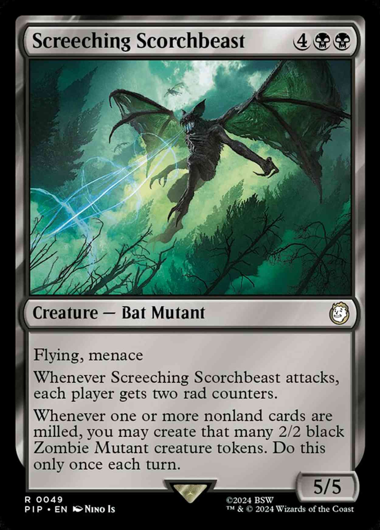 Screeching Scorchbeast Price from mtg Universes Beyond: Fallout