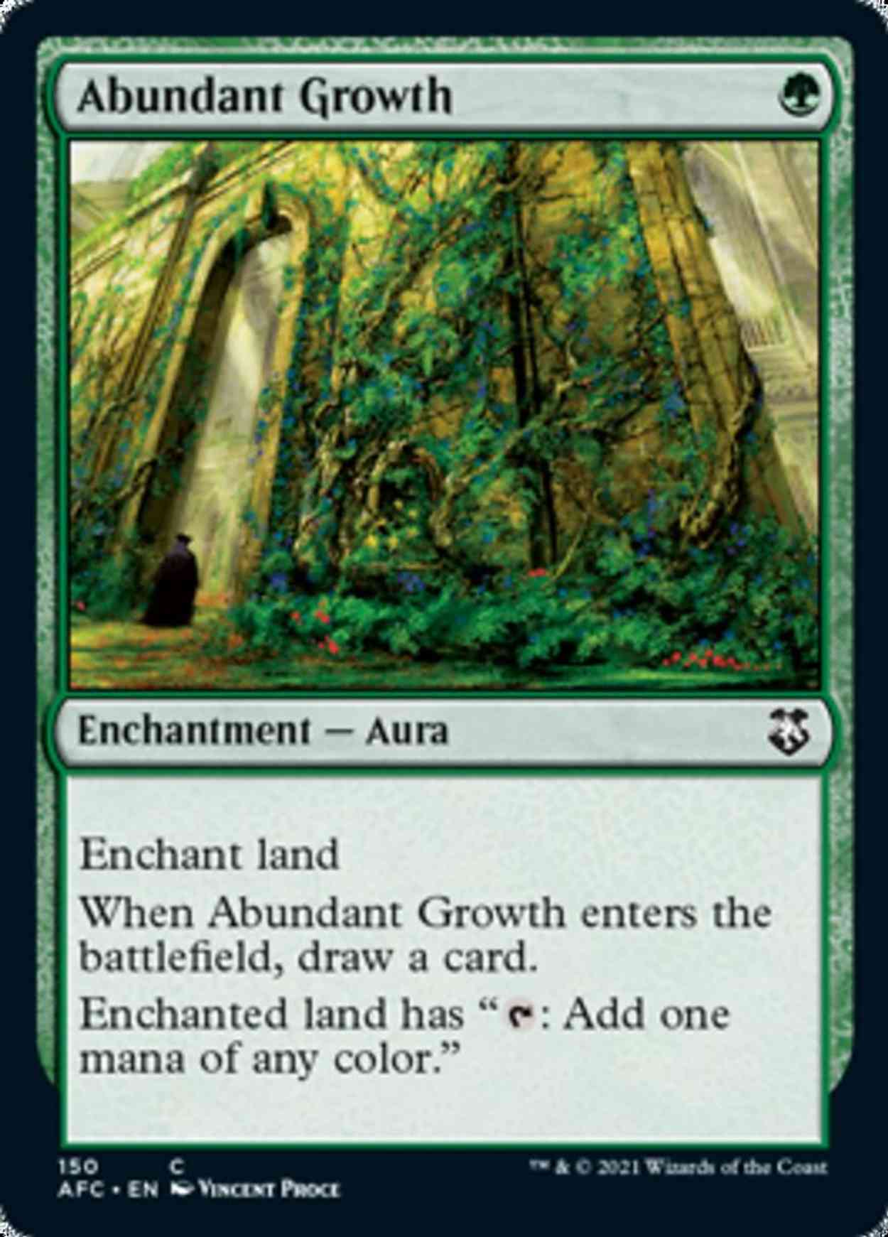 Abundant Growth magic card front