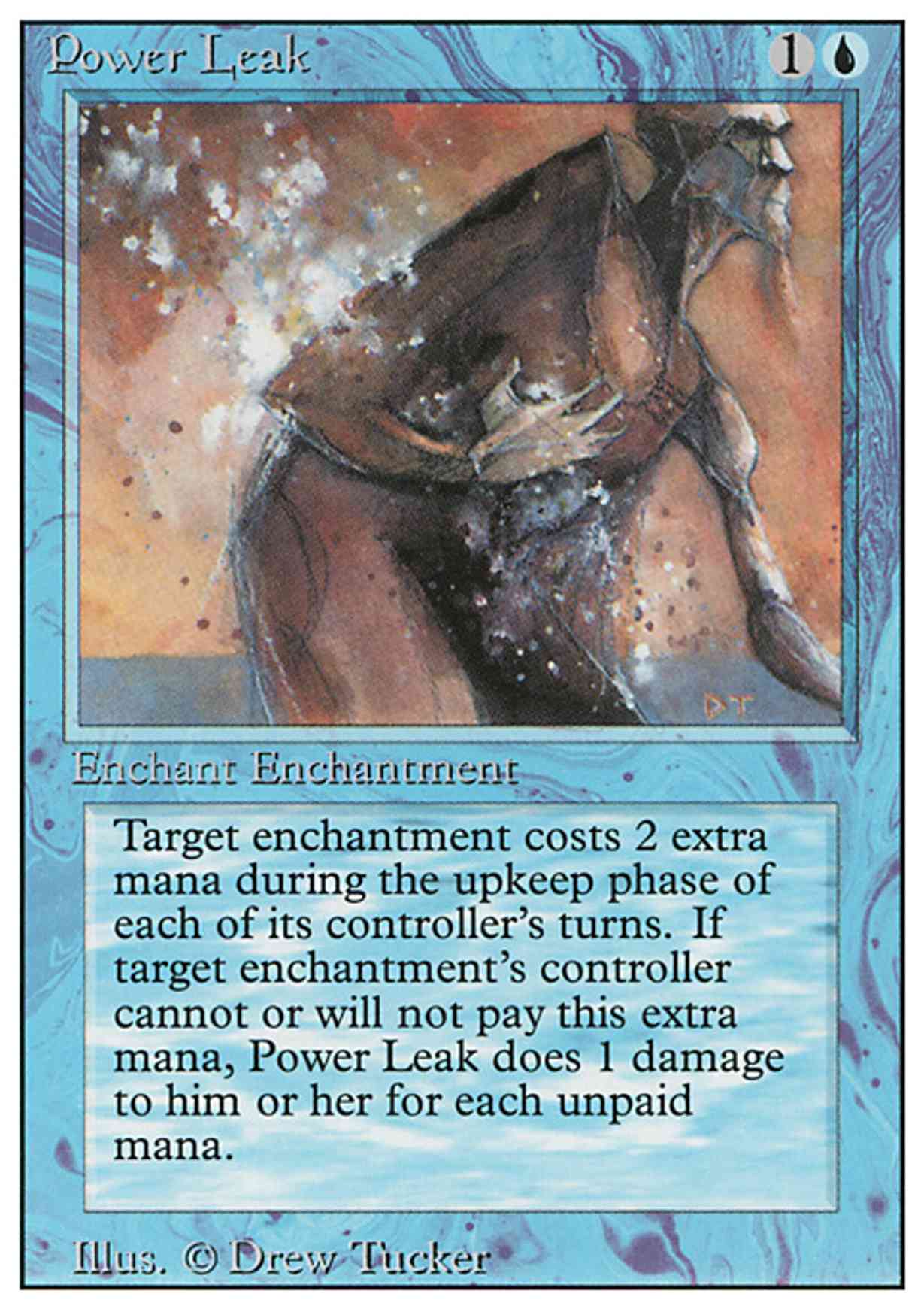 Power Leak magic card front