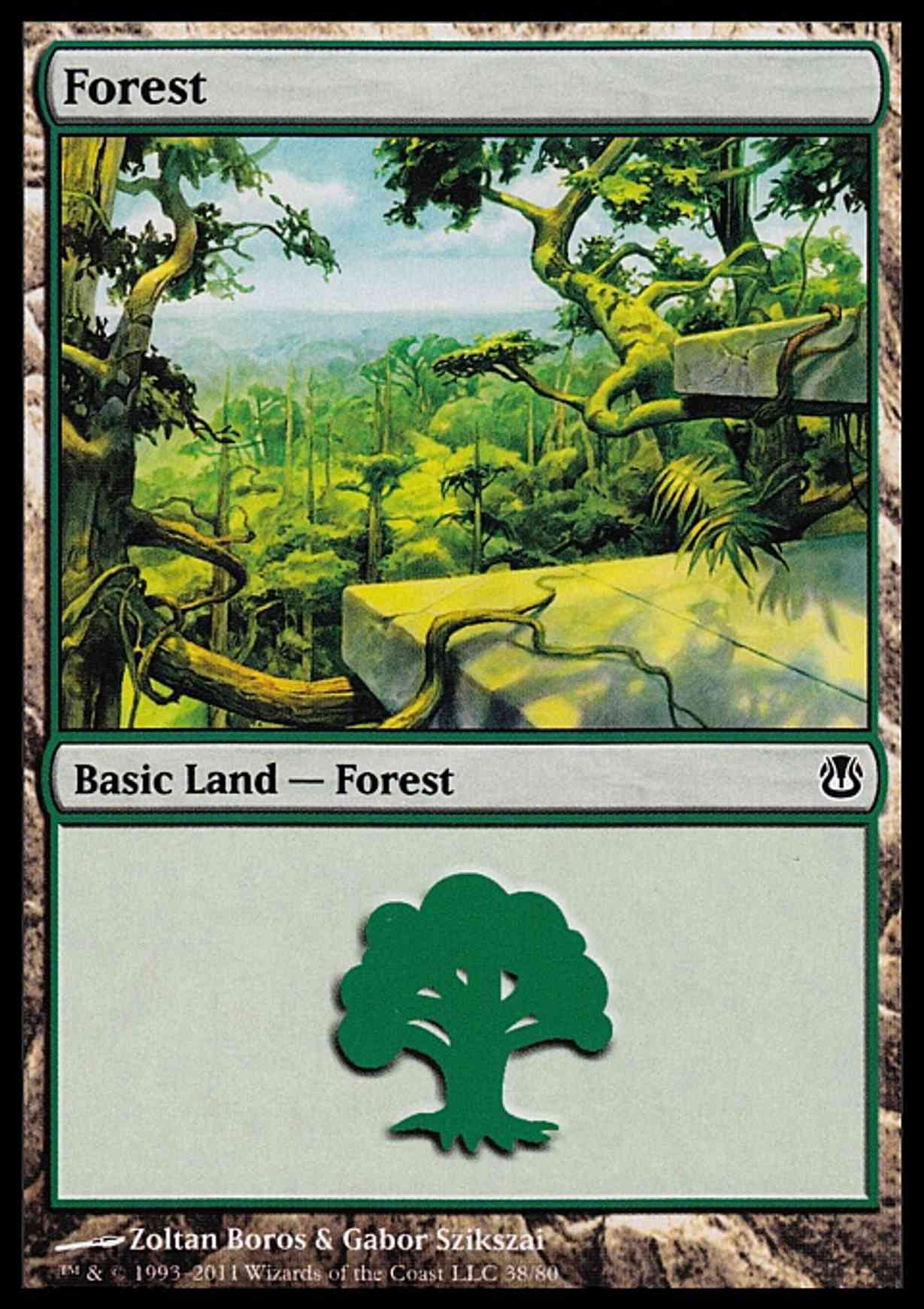 Forest (38) magic card front
