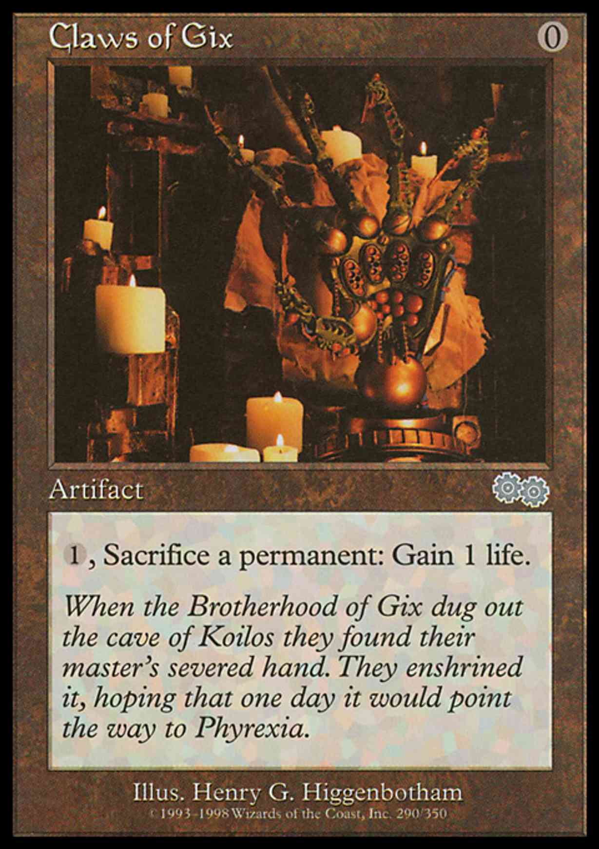 Claws of Gix magic card front