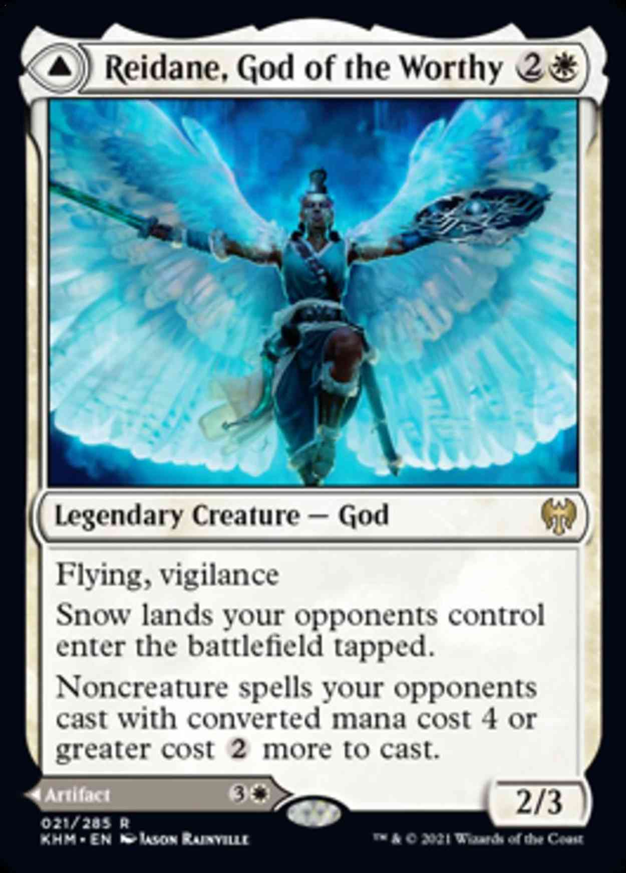 Reidane, God of the Worthy magic card front