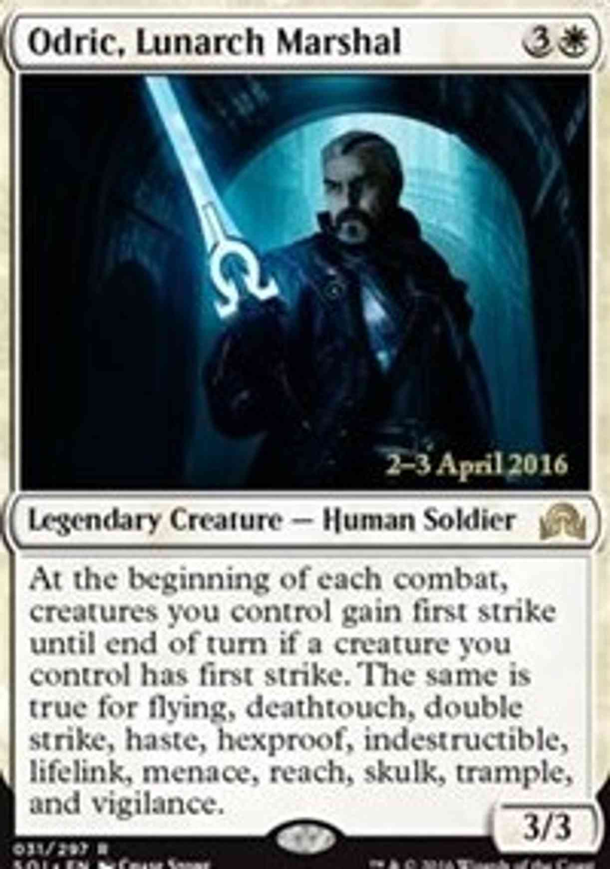 Odric, Lunarch Marshal magic card front