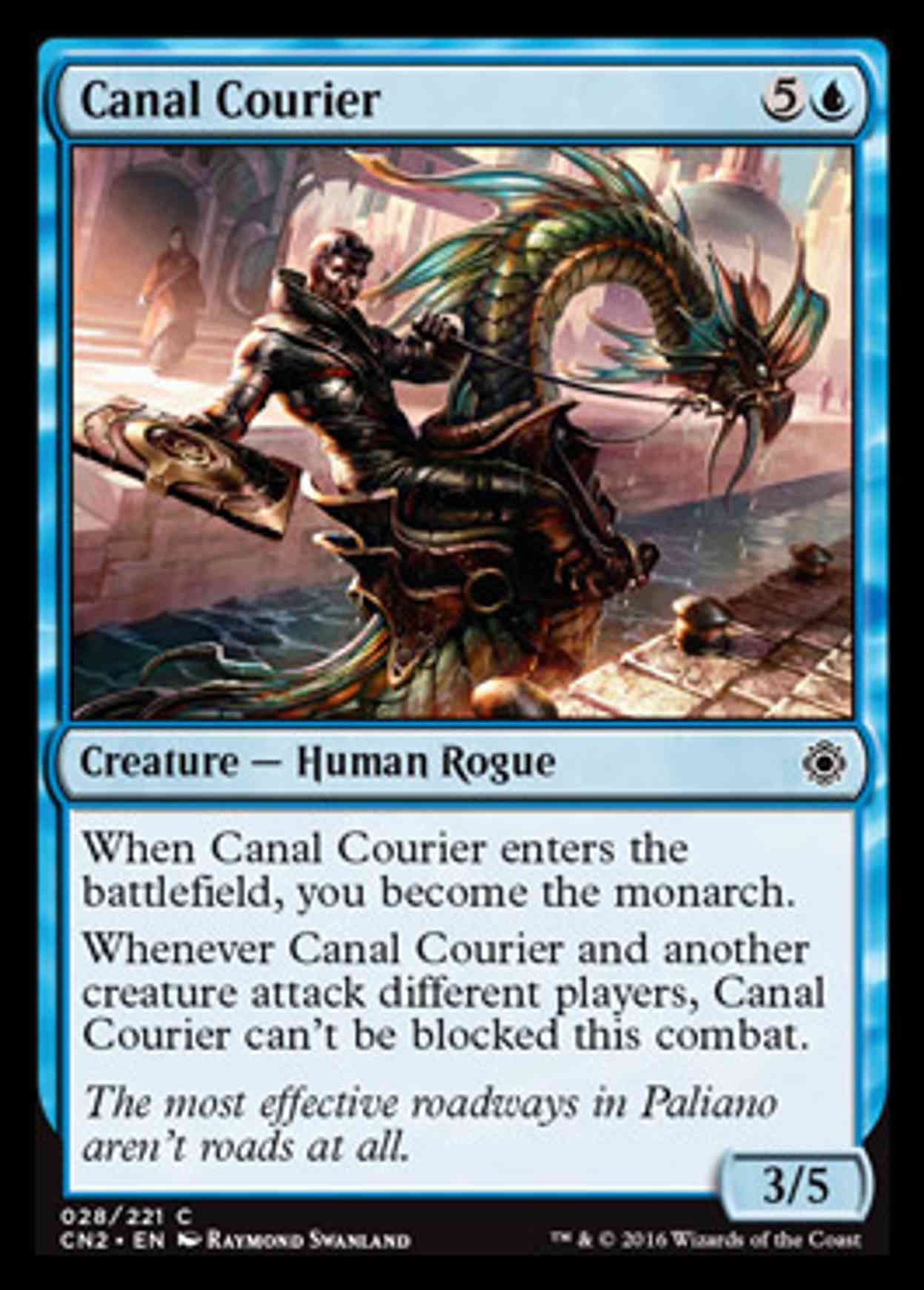 Canal Courier magic card front