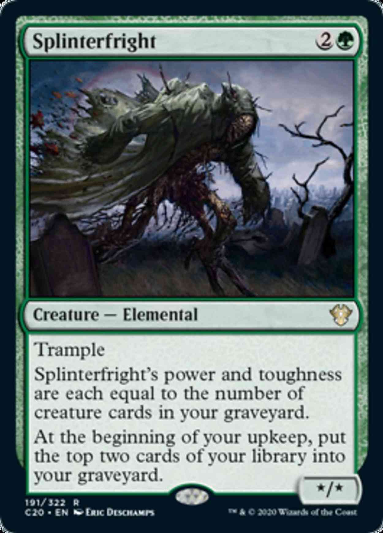 Splinterfright magic card front