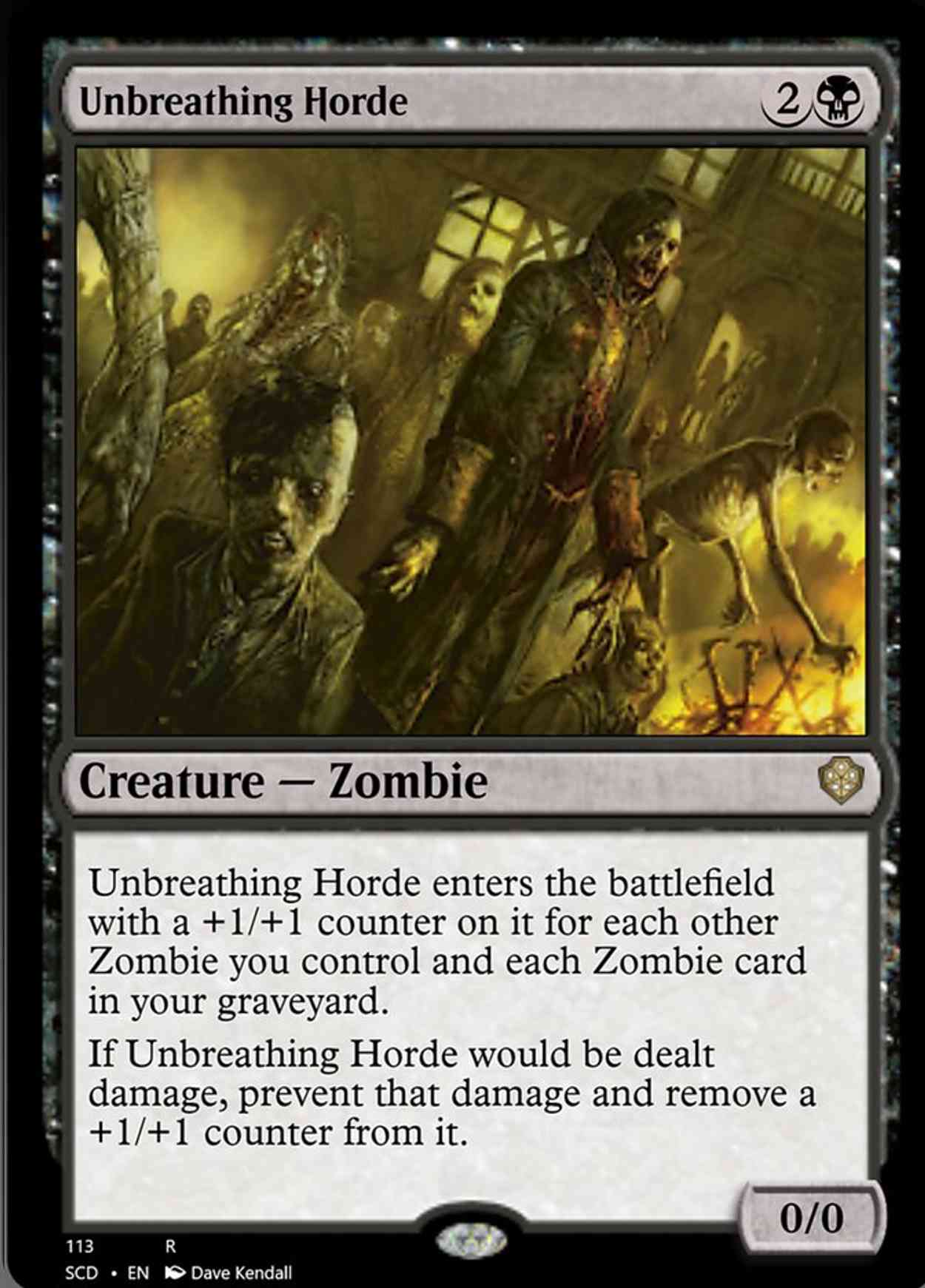 Unbreathing Horde magic card front