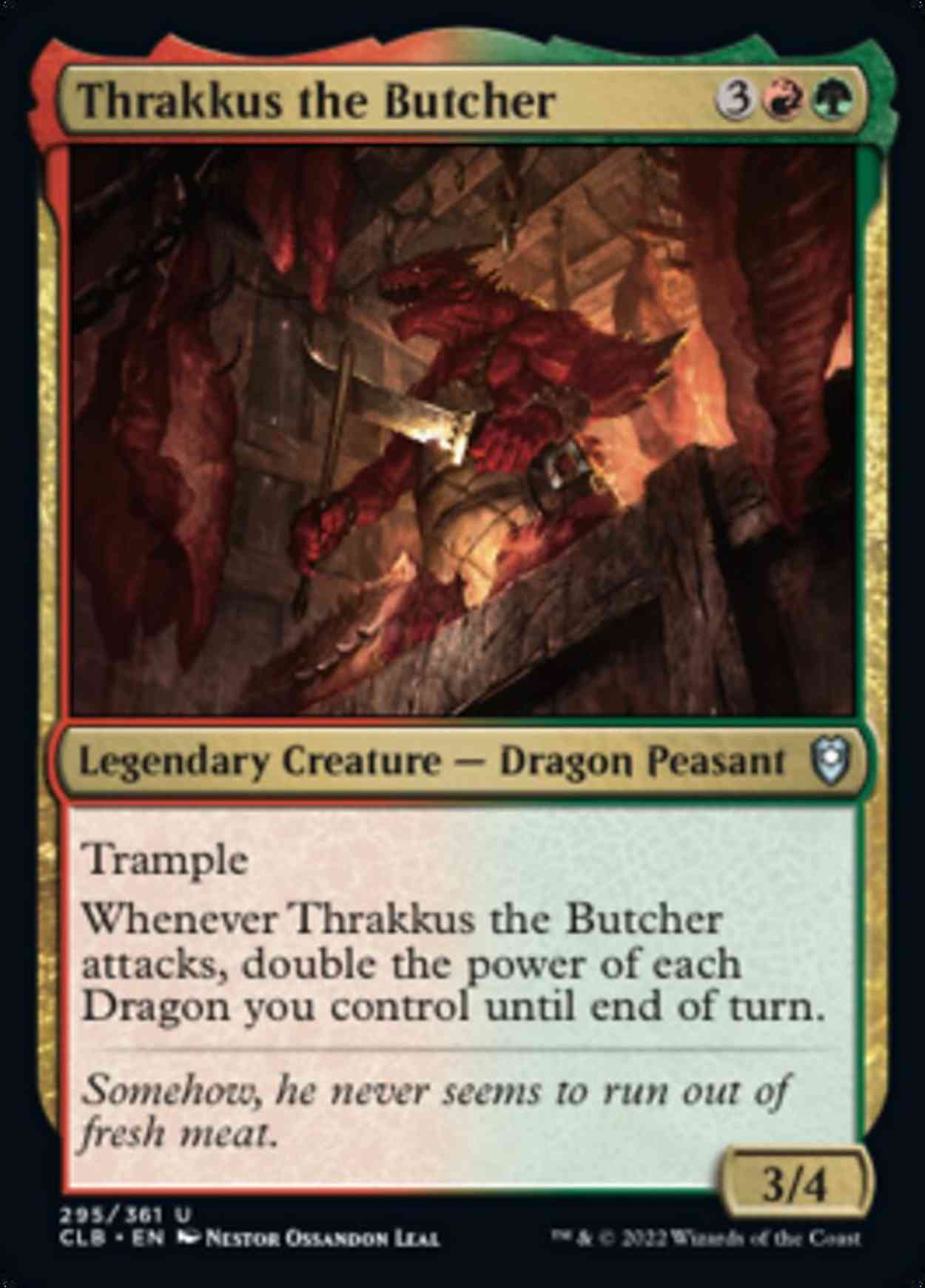 Thrakkus the Butcher magic card front