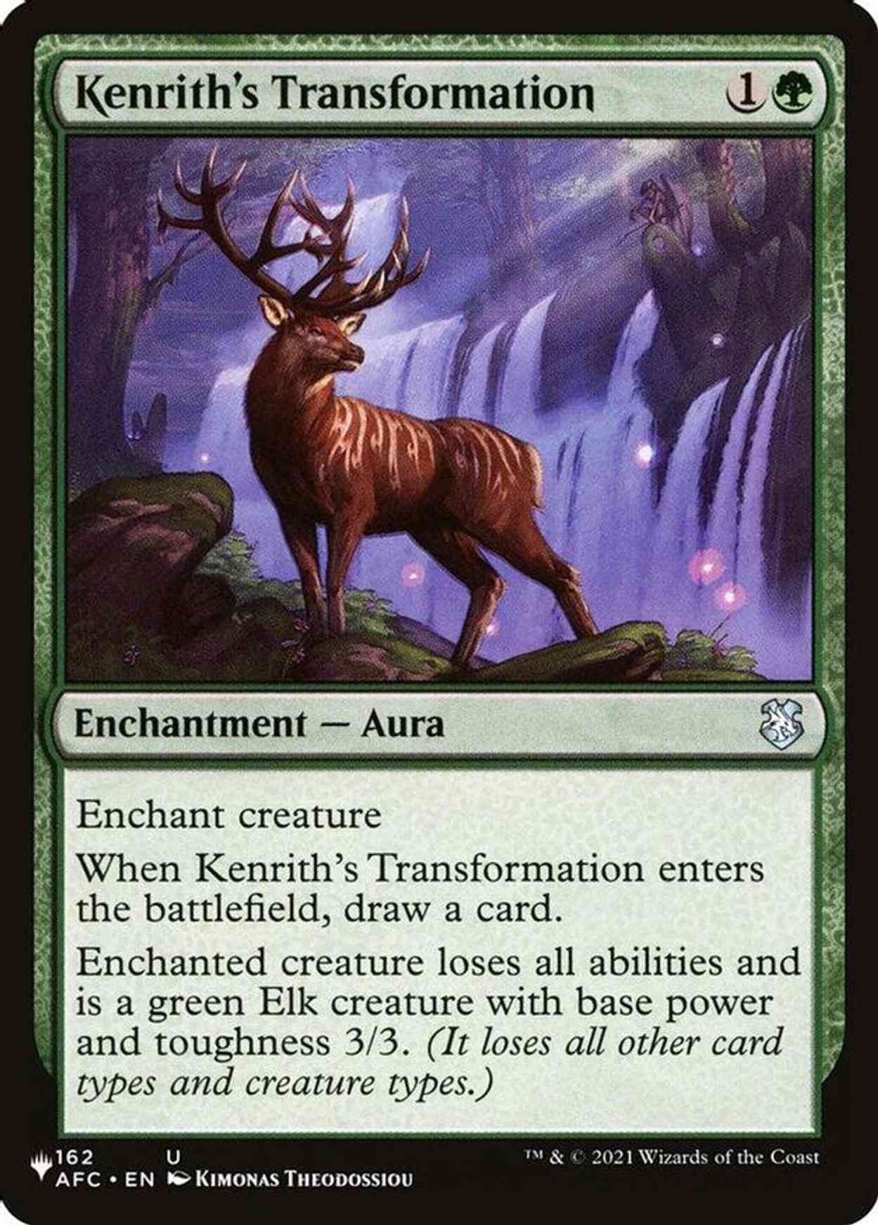 Kenrith's Transformation magic card front