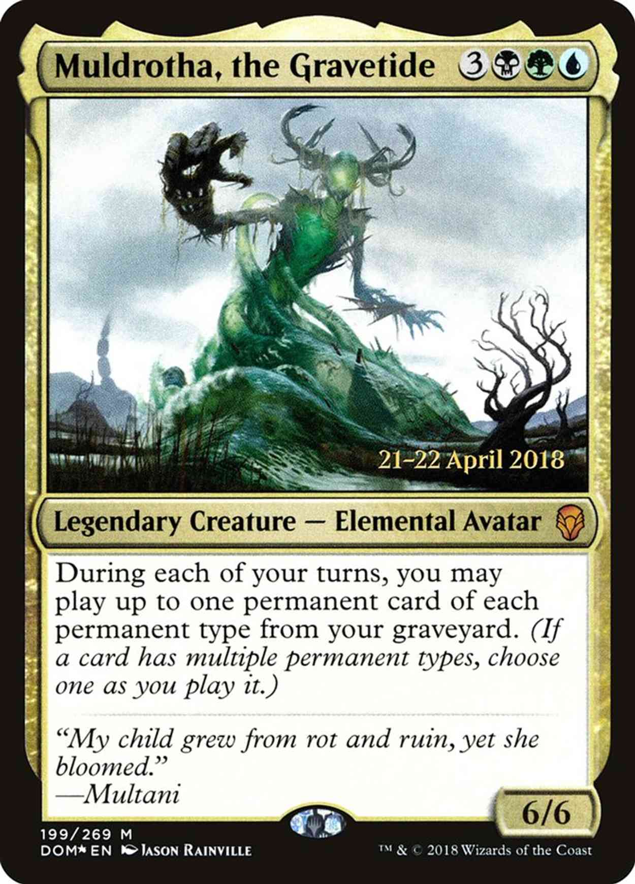 Muldrotha, the Gravetide magic card front