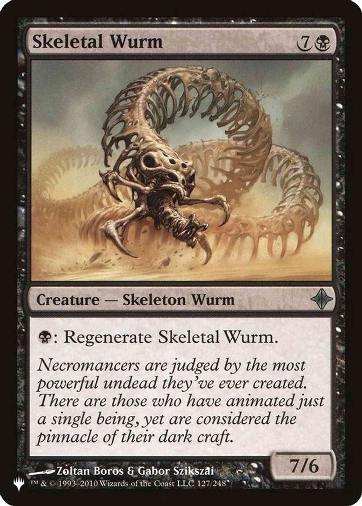 Skeletal Wurm magic card front