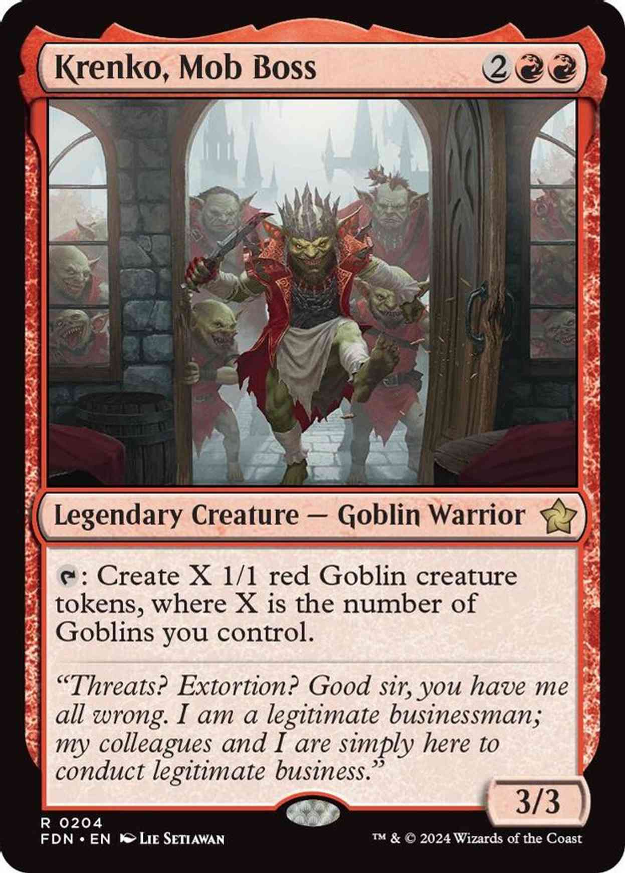 Krenko, Mob Boss magic card front