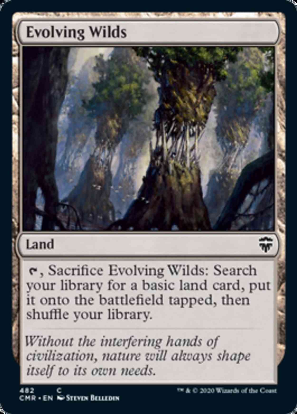 Evolving Wilds magic card front