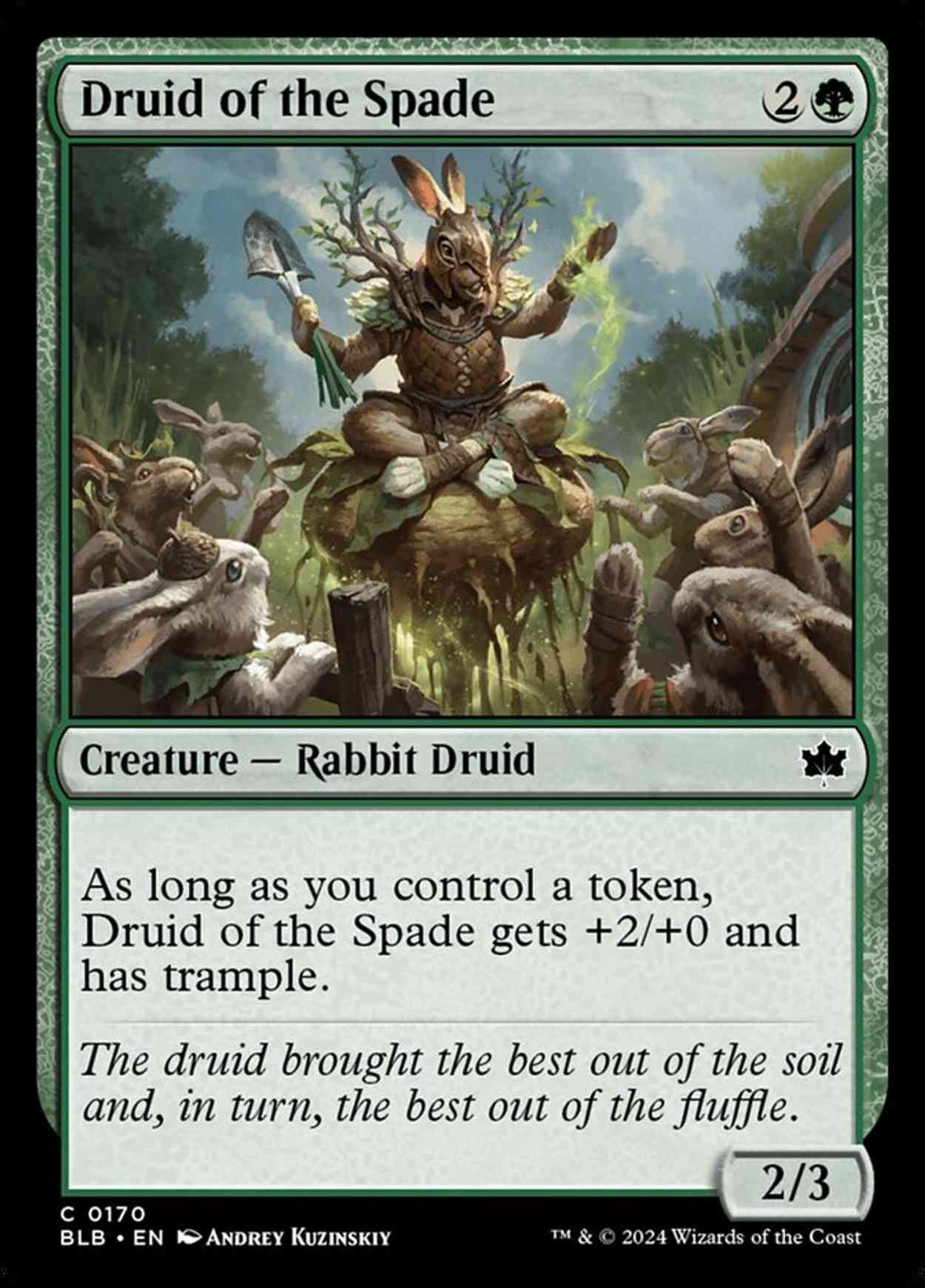 Druid of the Spade magic card front