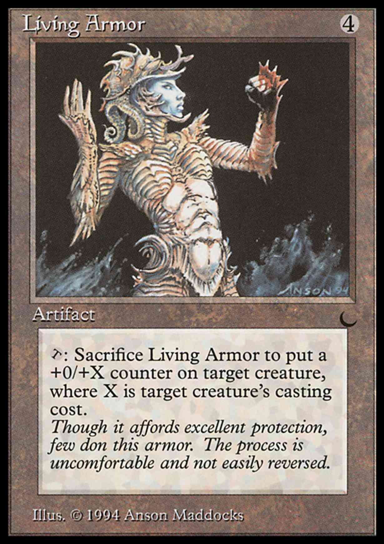 Living Armor magic card front