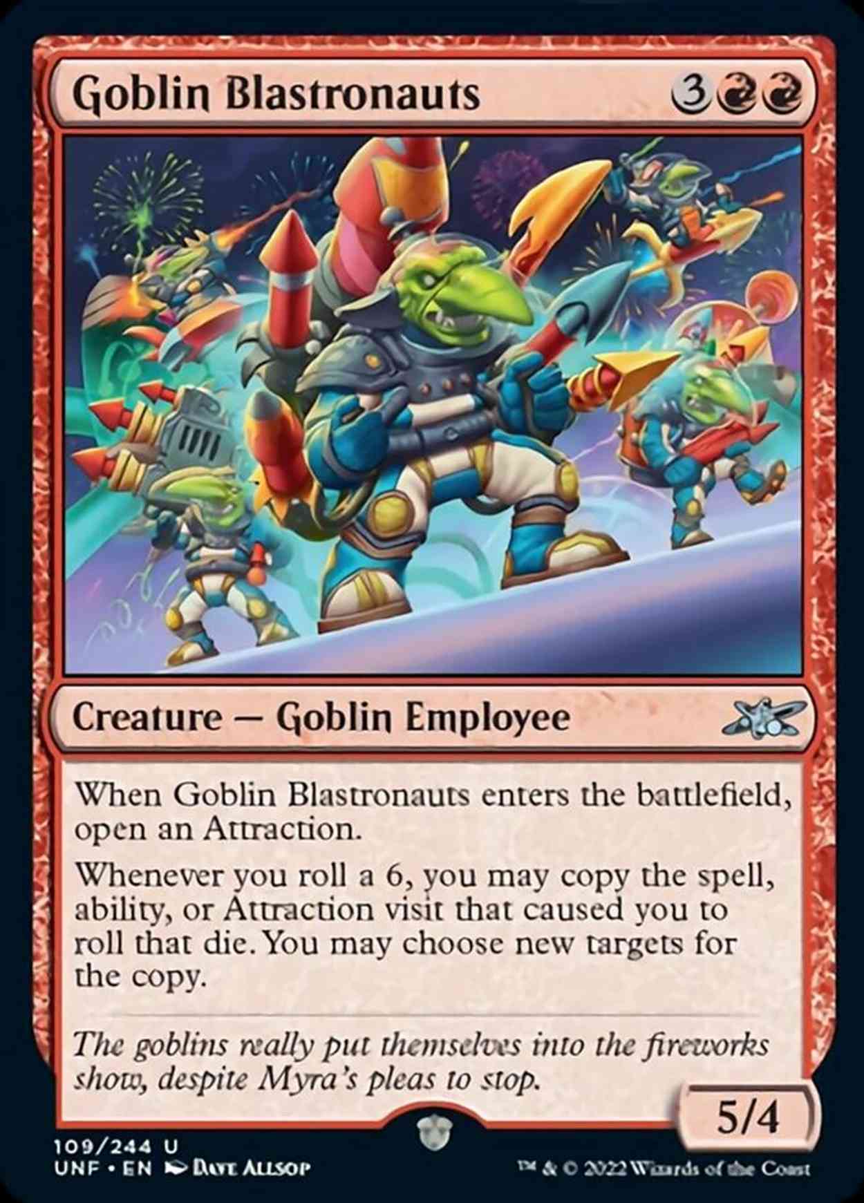 Goblin Blastronauts magic card front