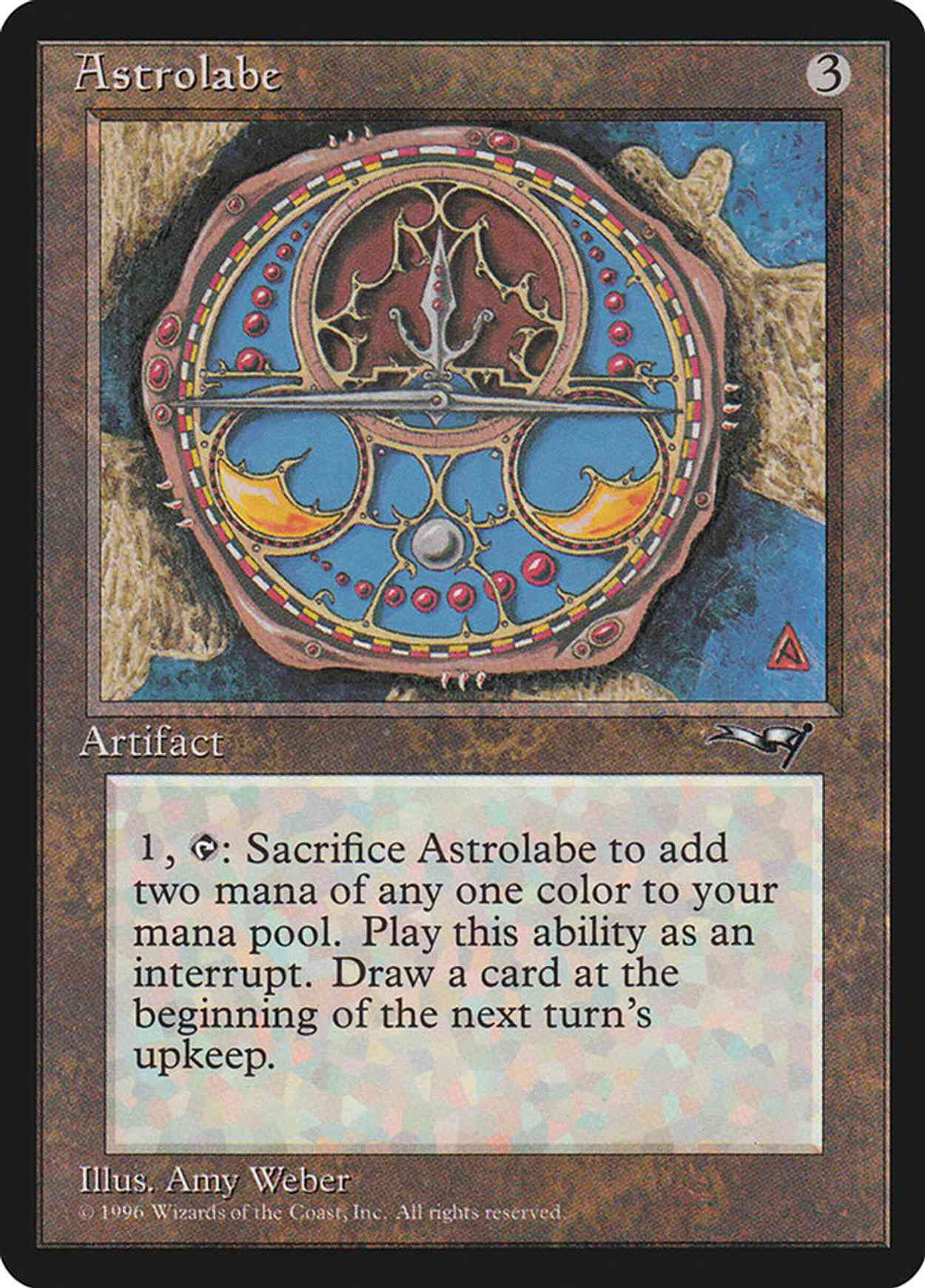 Astrolabe magic card front
