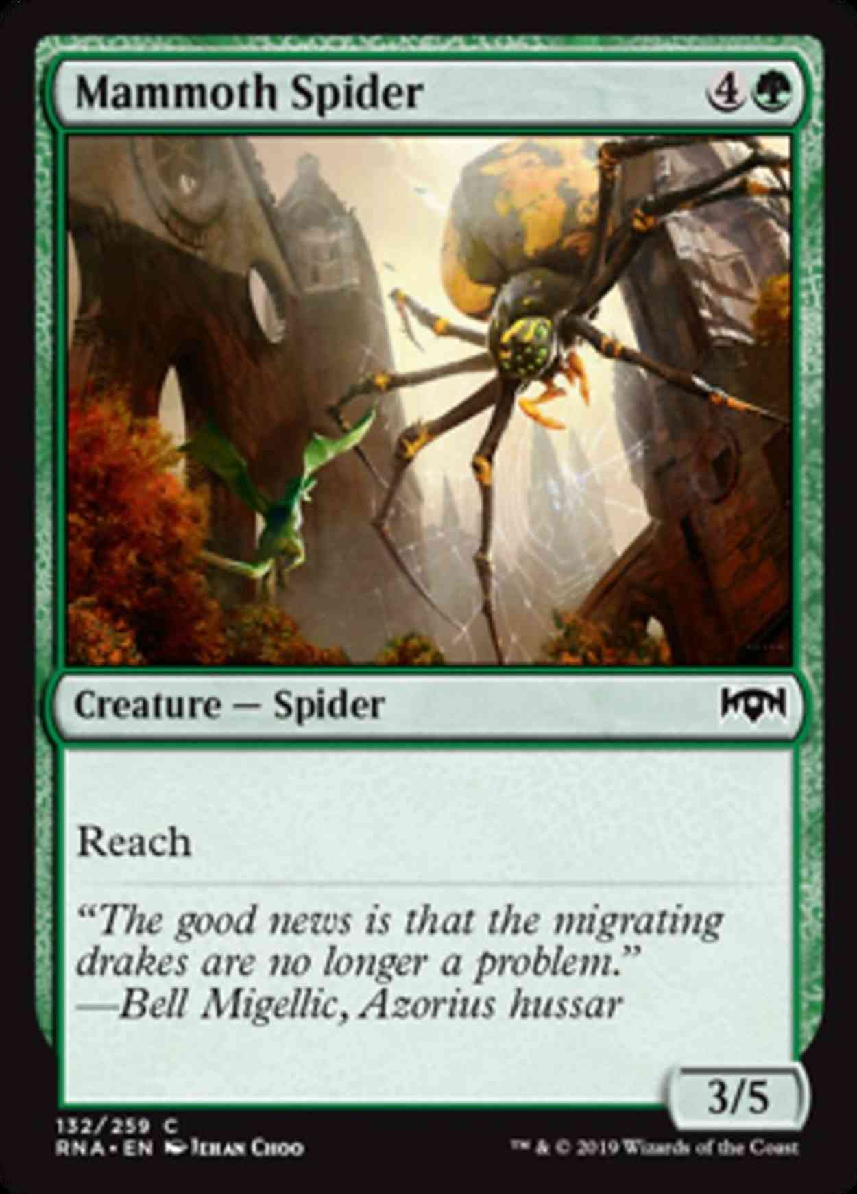 Mammoth Spider magic card front