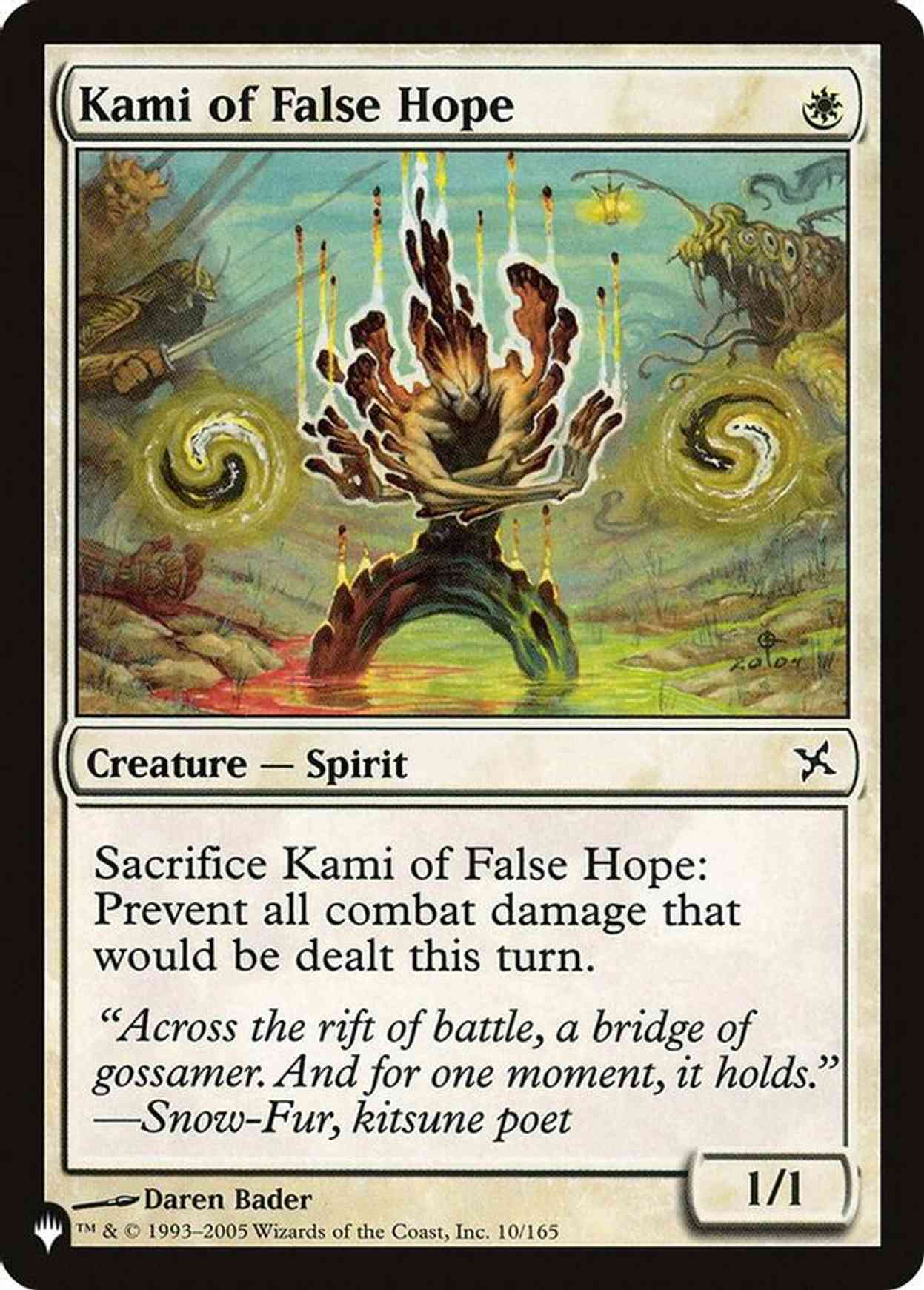 Kami of False Hope magic card front