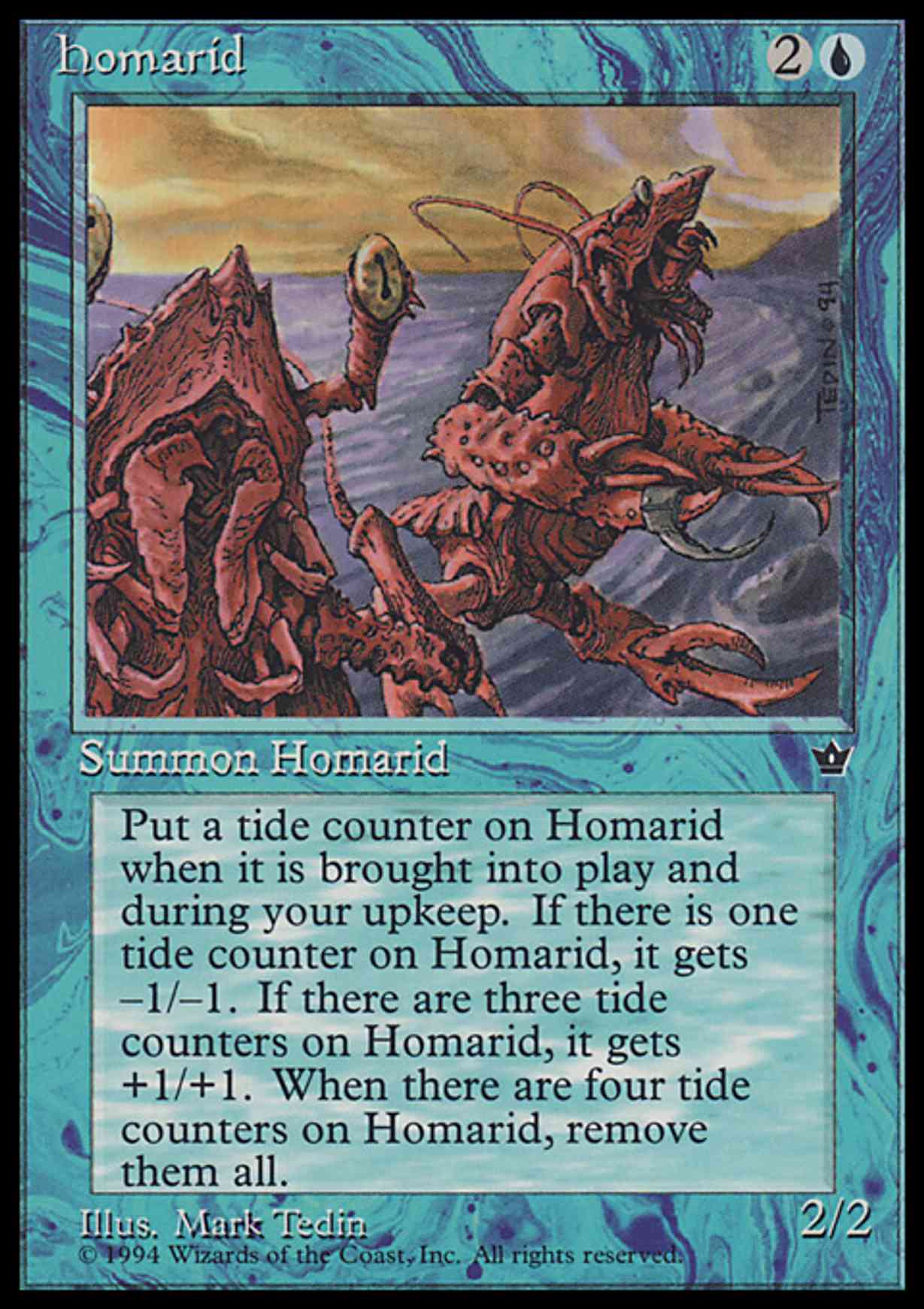 Homarid (Tedin) magic card front
