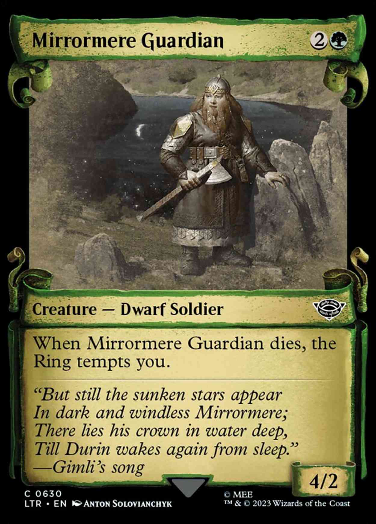 Mirrormere Guardian (Showcase Scrolls) magic card front