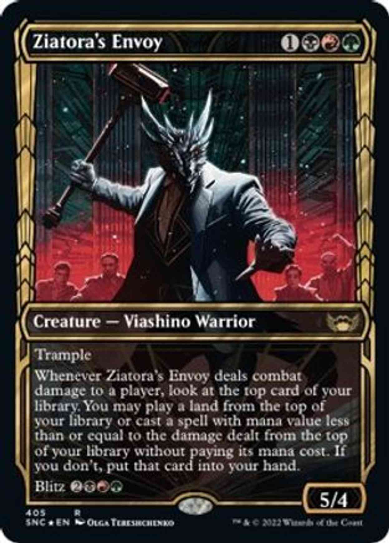 Ziatora's Envoy (Gilded Foil) magic card front