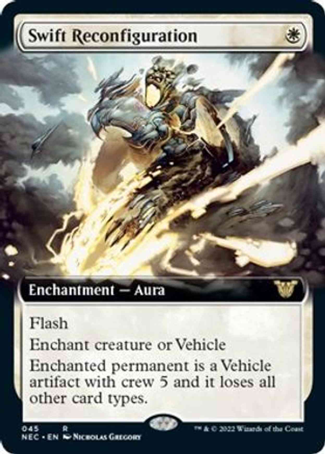 Swift Reconfiguration (Extended Art) magic card front